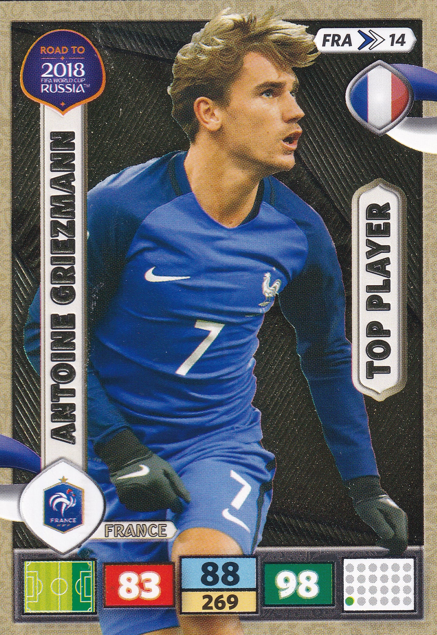 FRA-14. ANTOINE GRIEZMANN - FRANCE - TOP PLAYER