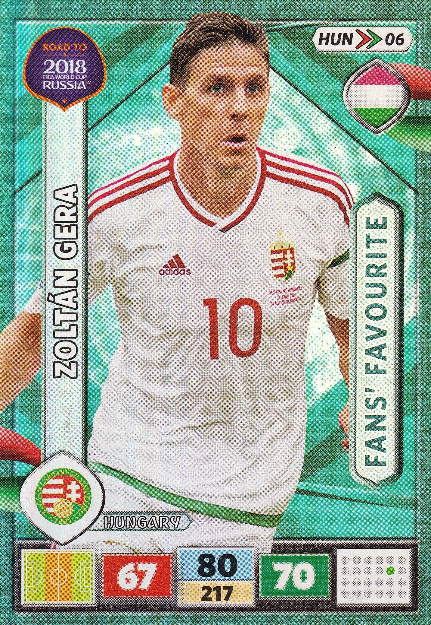 HUN-06. ZOLTÁN GERA - HUNGARY - FANS’ FAVOURITE