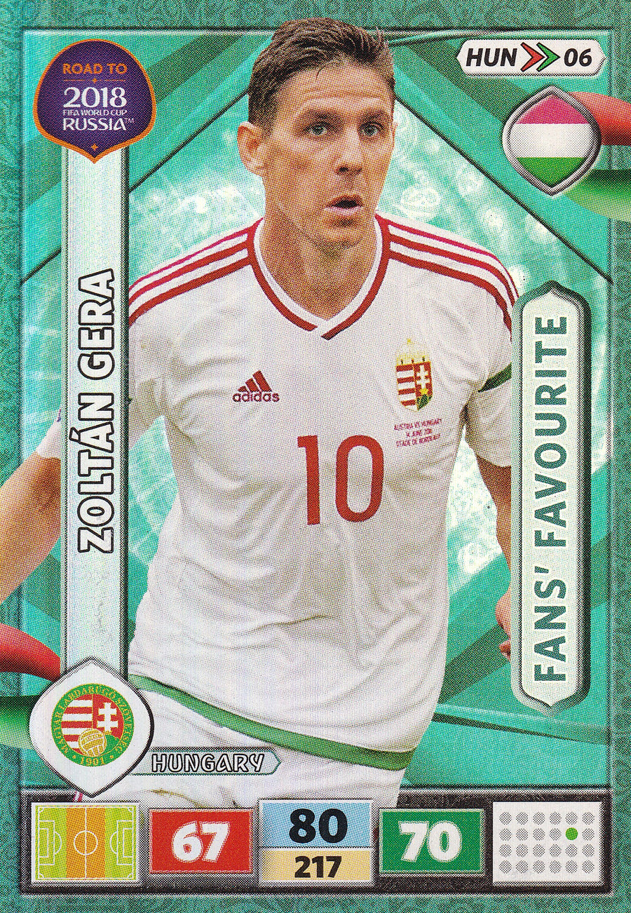 HUN-06. ZOLTÁN GERA - HUNGARY - FANS’ FAVOURITE