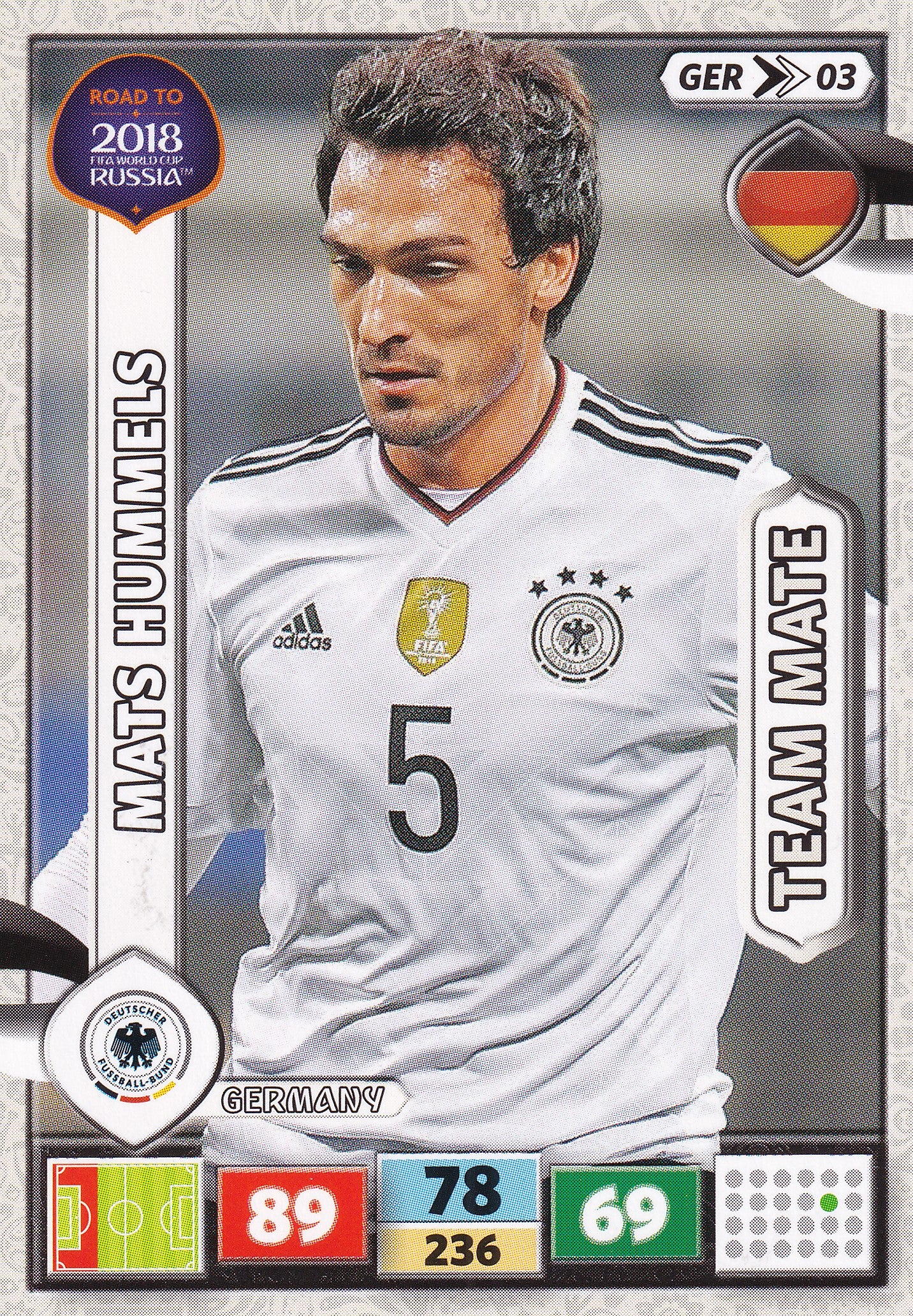 GER-03. MATS HUMMELS - GERMANY
