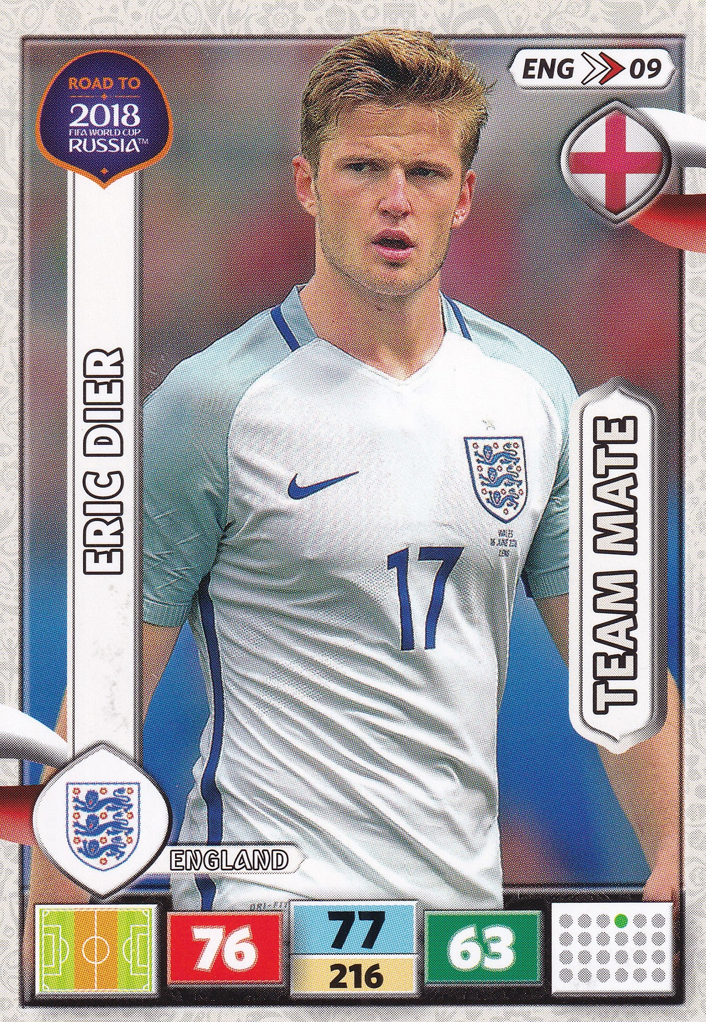 ENG-09. ERIC DIER - ENGLAND