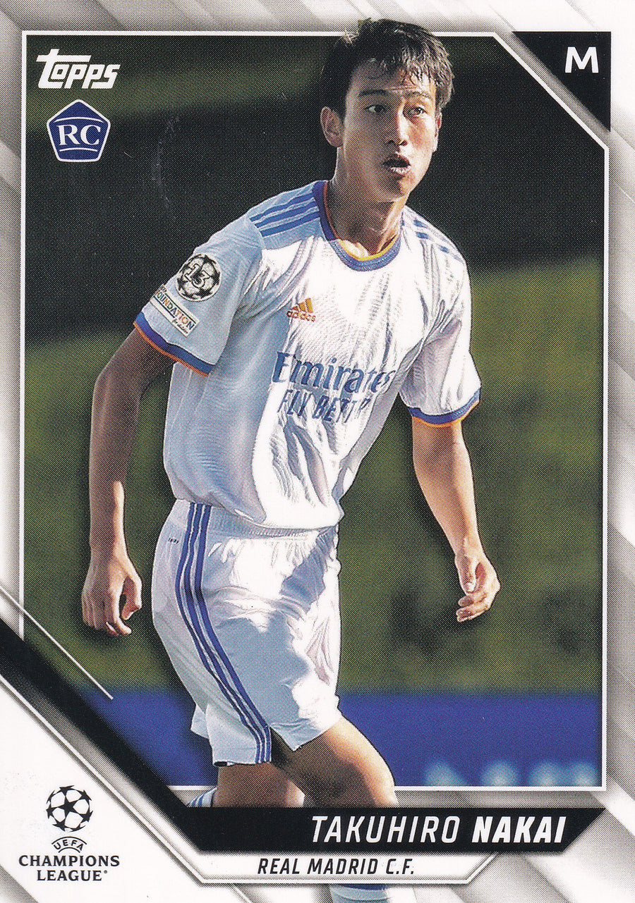 064. TAKUHIRO NAKAI - REAL MADRID C.F. - ROOKIE CARD