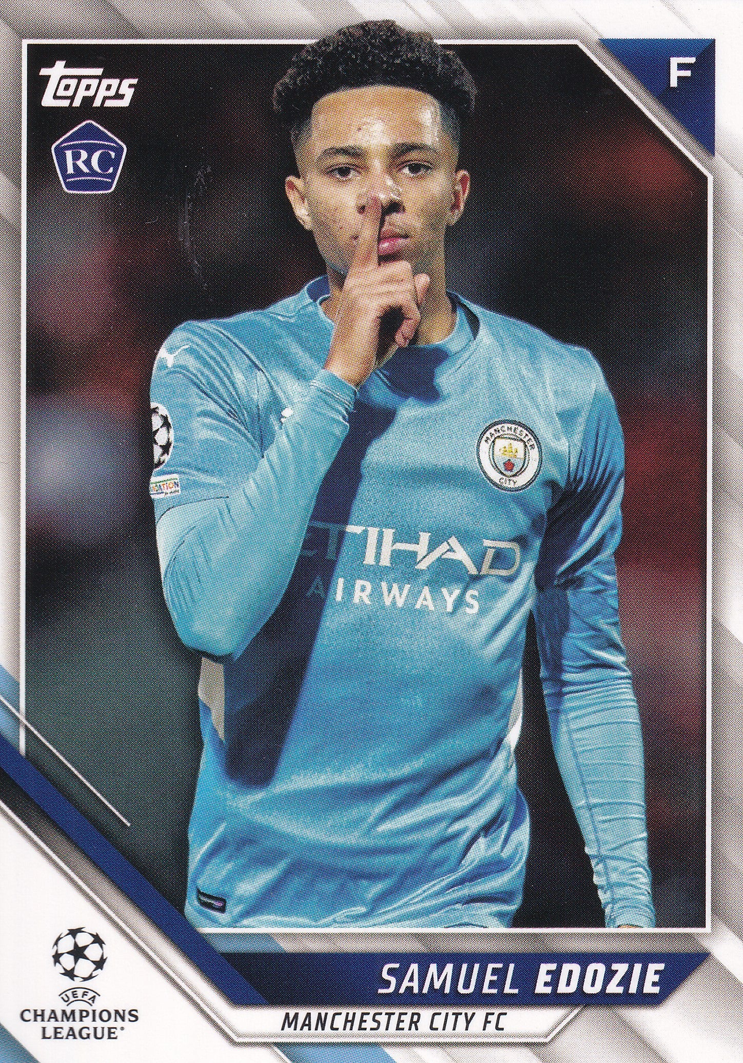 055. SAMUEL EDOZIE - MANCHESTER CITY - ROOKIE CARD
