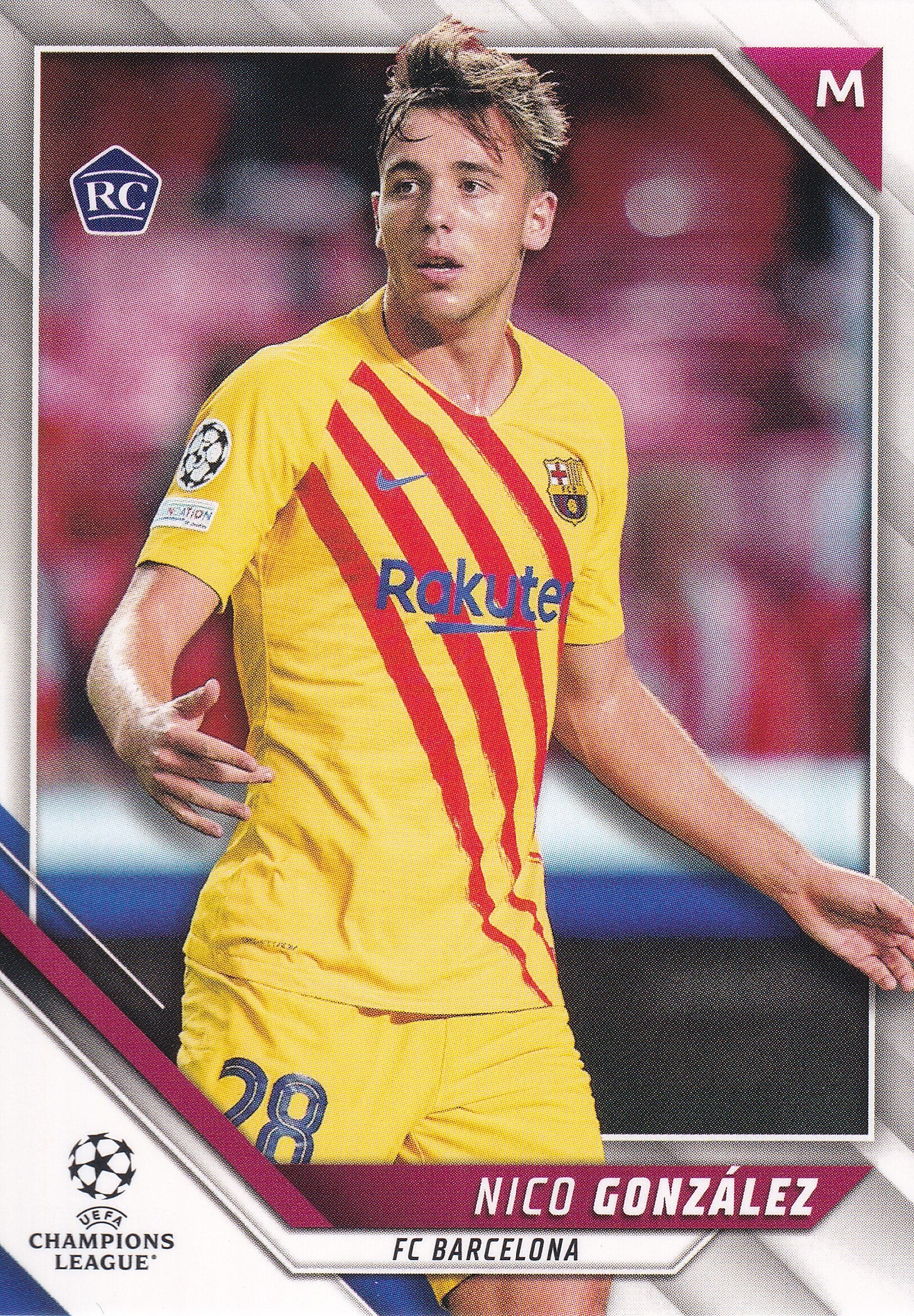 107. NICO GONZALEZ - FC BARCELONA - ROOKIE CARD
