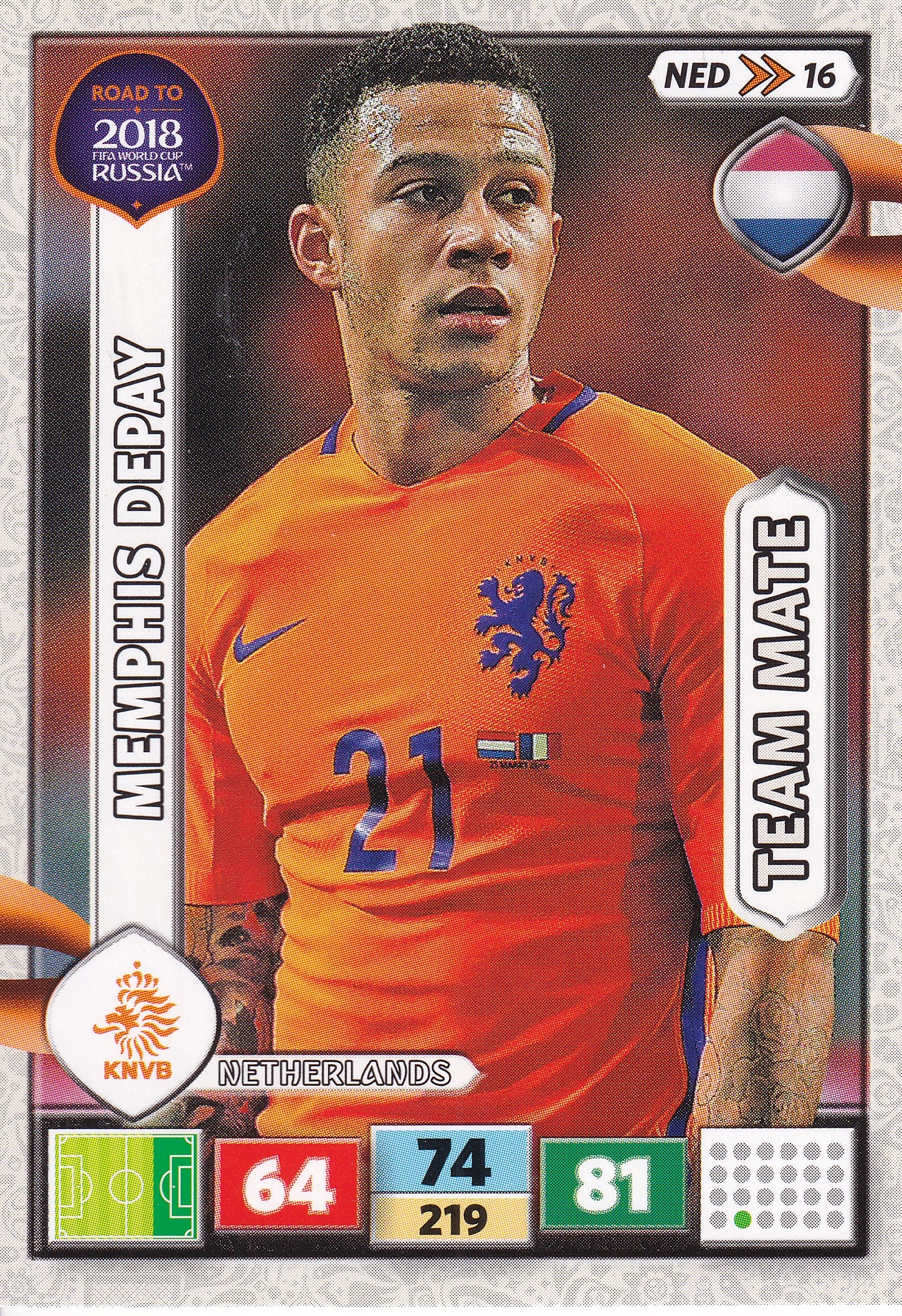 NED-16. MEMPHIS DEPAY - NETHERLANDS