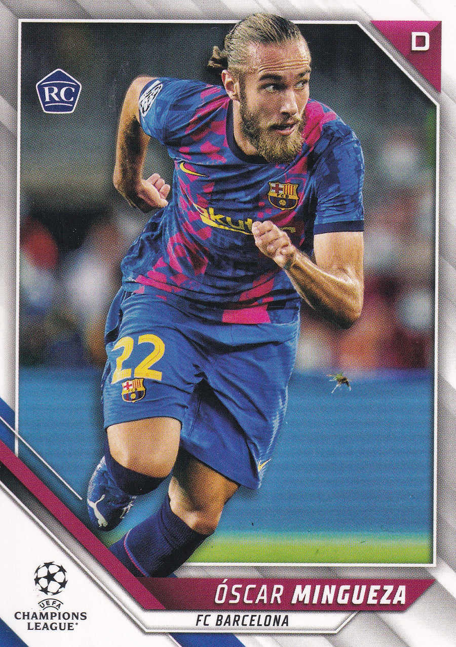 041. OSCAR MINGUEZA - FC BARCELONA - ROOKIE CARD