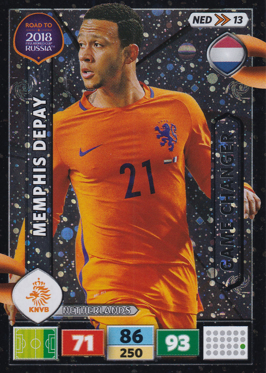 NED-13. MEMPHIS DEPAY - NETHERLANDS - GAME CHANGER