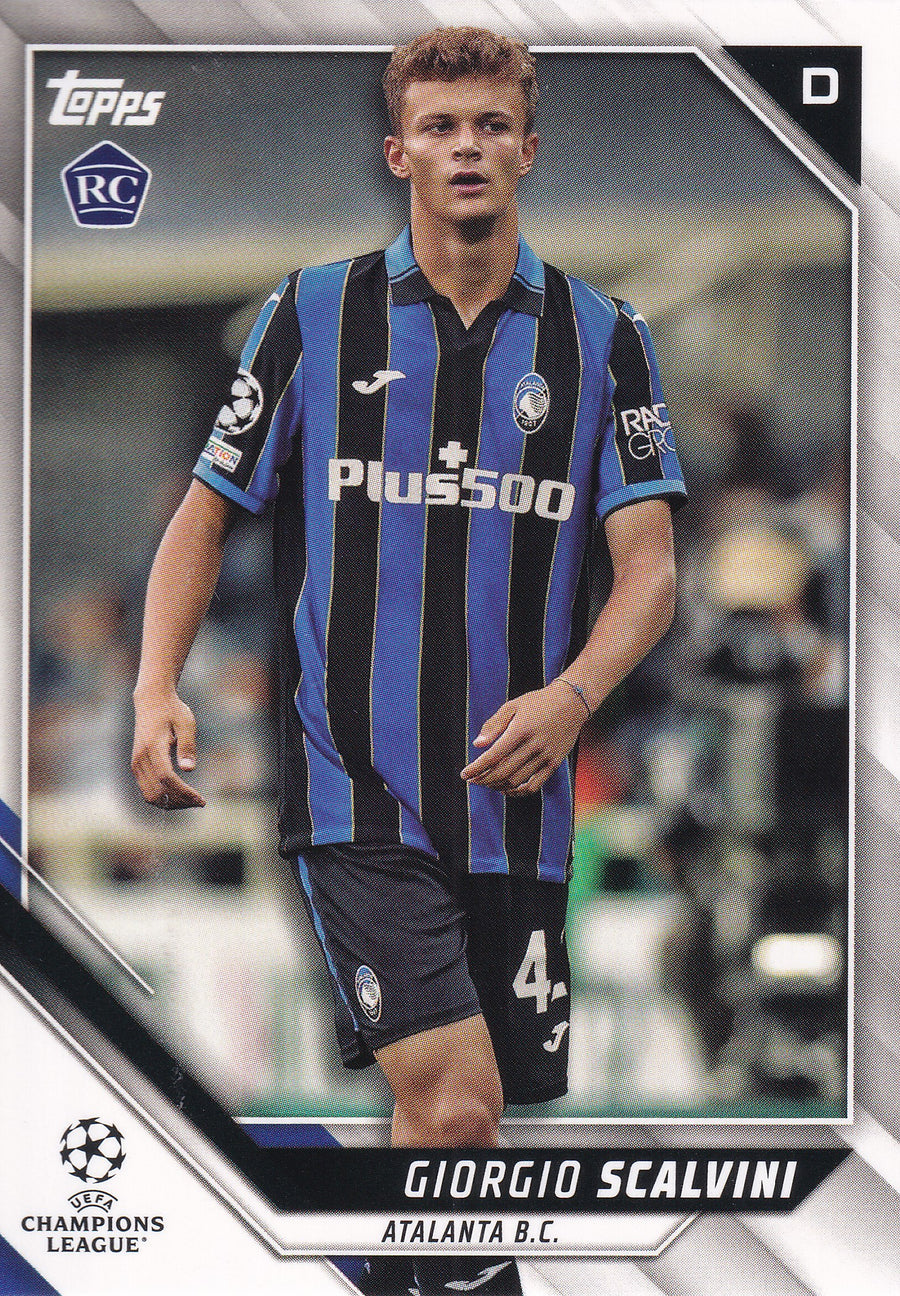 086. GIORGIO SCALVINI - ATALANTA B.C. - ROOKIE CARD