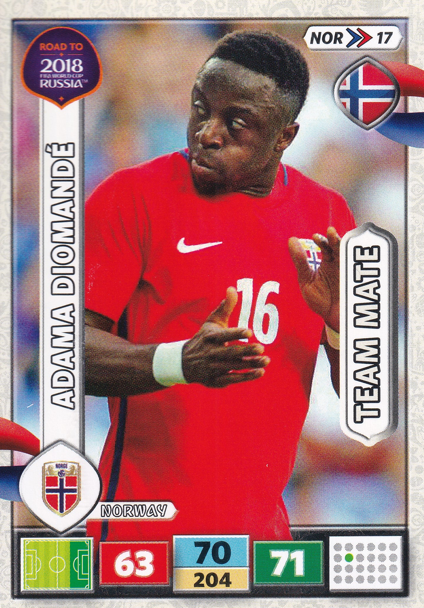 NOR-17. ADAMA DIOMANDÉ - NORWAY