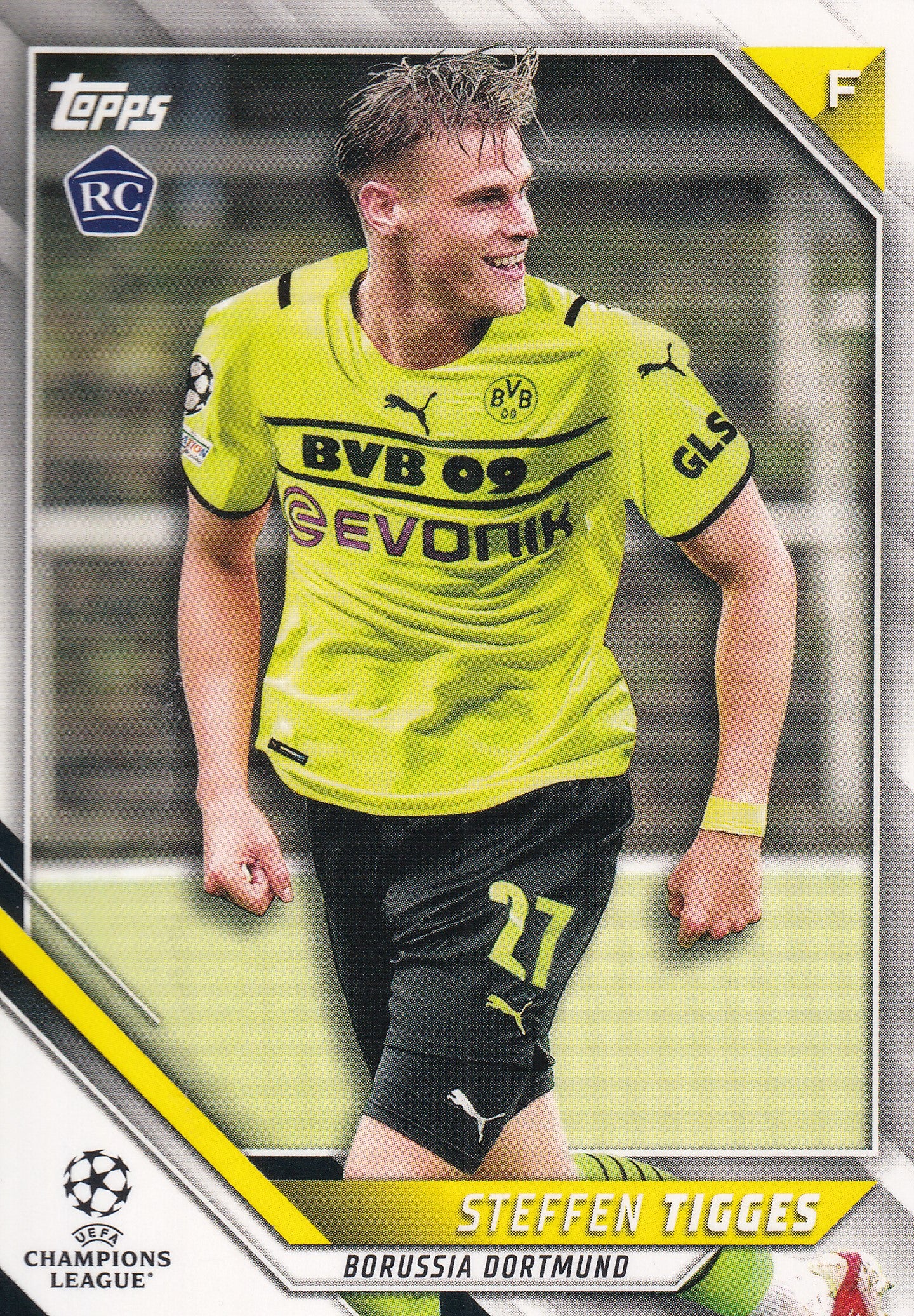 092. STEFFEN TIGGES - BORUSSIA DORTMUND - ROOKIE CARD