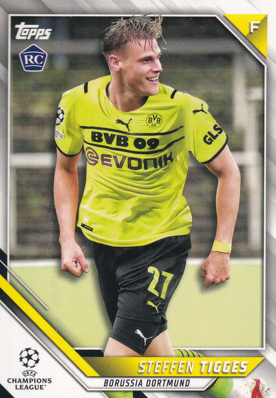 092. STEFFEN TIGGES - BORUSSIA DORTMUND - ROOKIE CARD