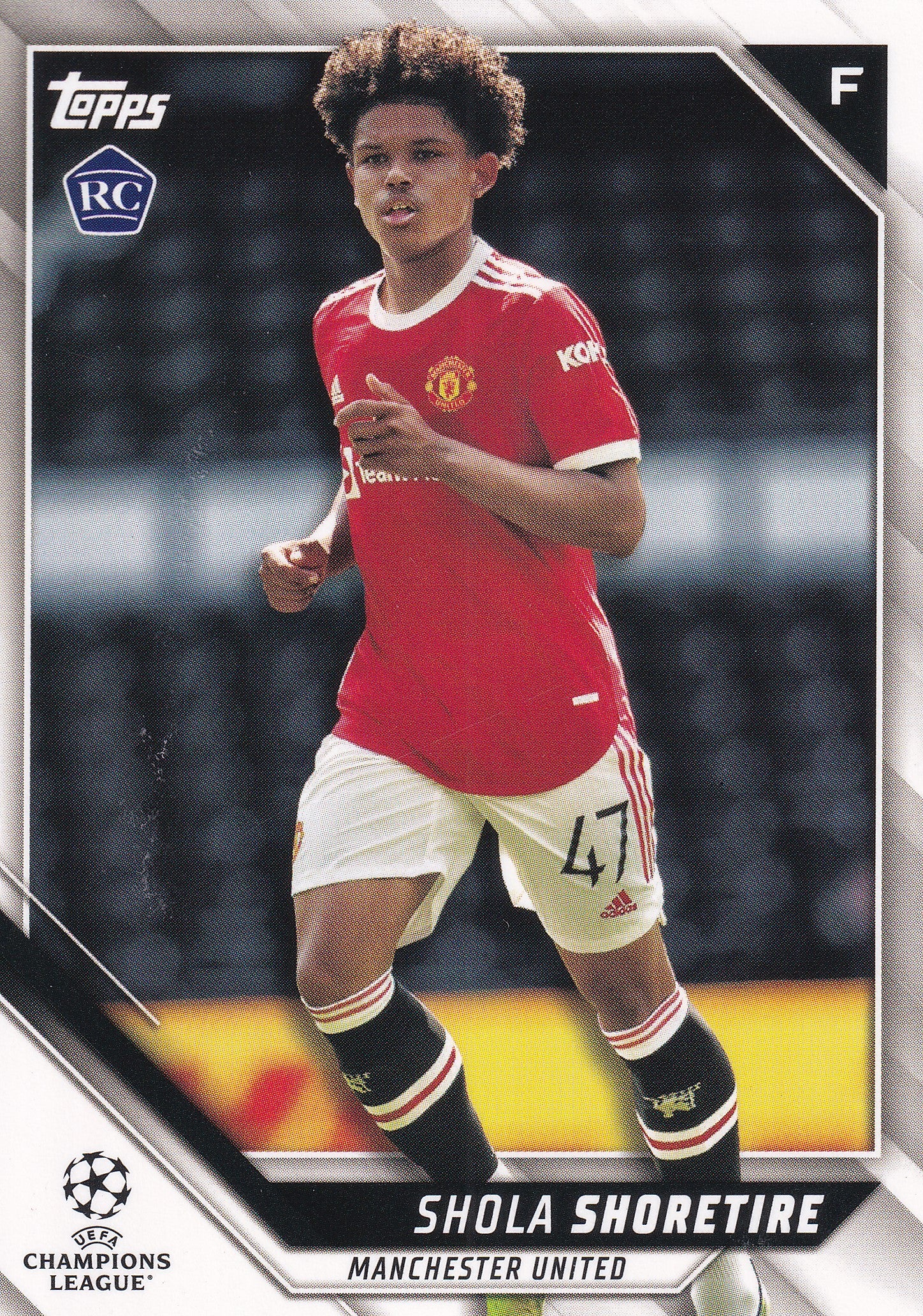 021. SHOLA SHORETIRE - MANCHESTER UNITED - ROOKIE CARD