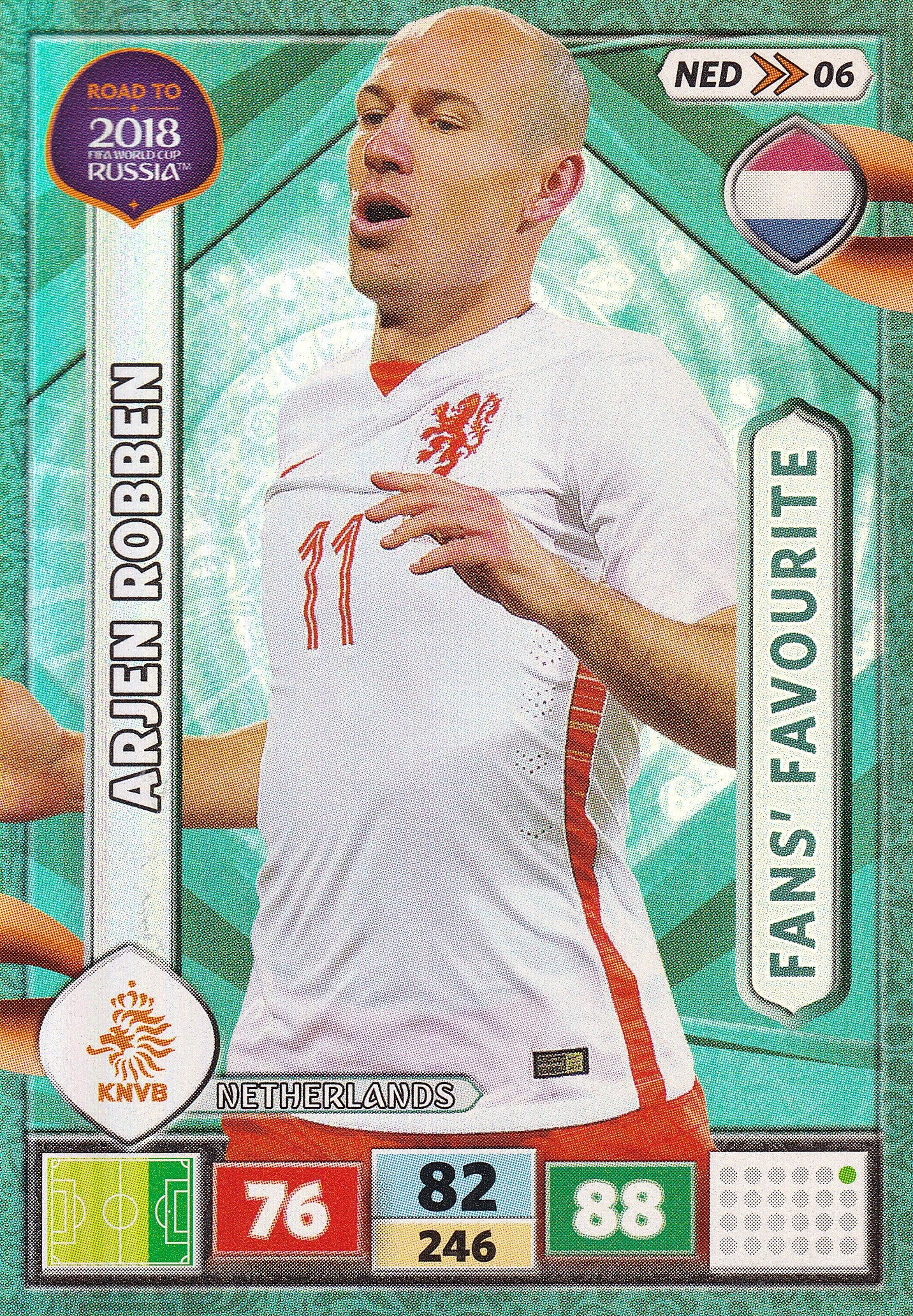 NED-06. ARJEN ROBBEN - NETHERLANDS - FANS’ FAVOURITE