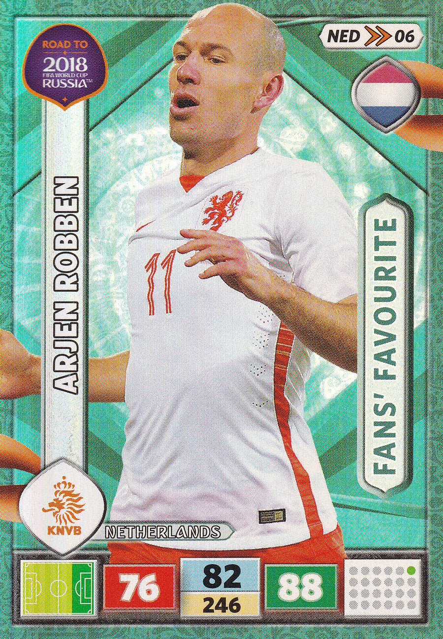 NED-06. ARJEN ROBBEN - NETHERLANDS - FANS’ FAVOURITE