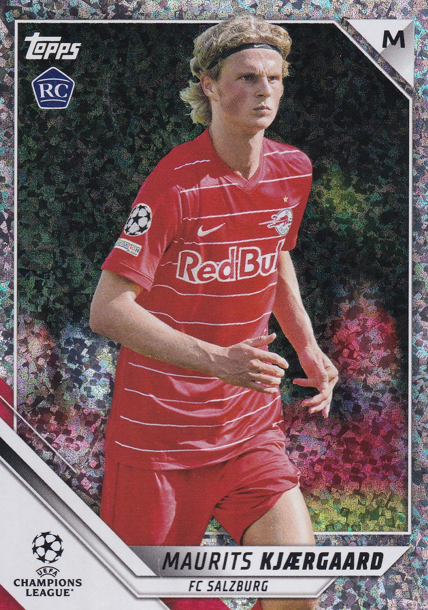 056. MAURITS KJÆRGAARD - FC SALZBURG - ROOKIE CARD - SPARKLE