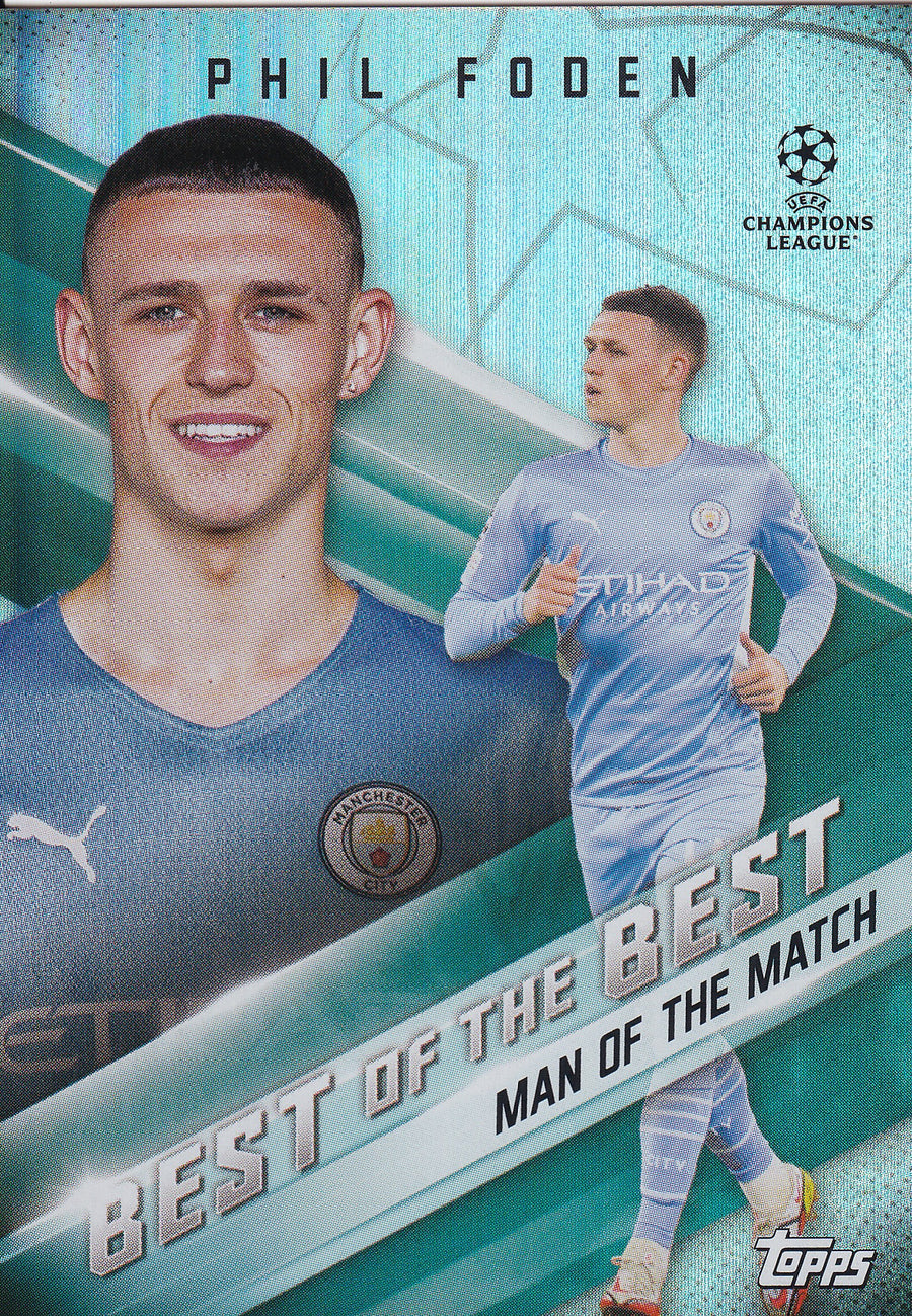 BB-11. PHIL FODEN - MANCHESTER CITY FC - BEST OF THE BEST - MAN OF THE MATCH