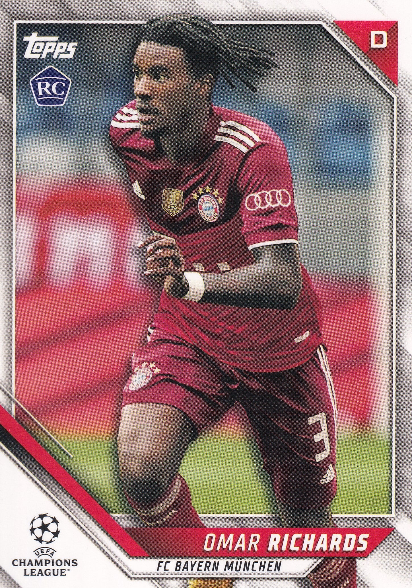 184. OMAR RICHARDS - FC BAYERN MUNCHEN - ROOKIE CARD