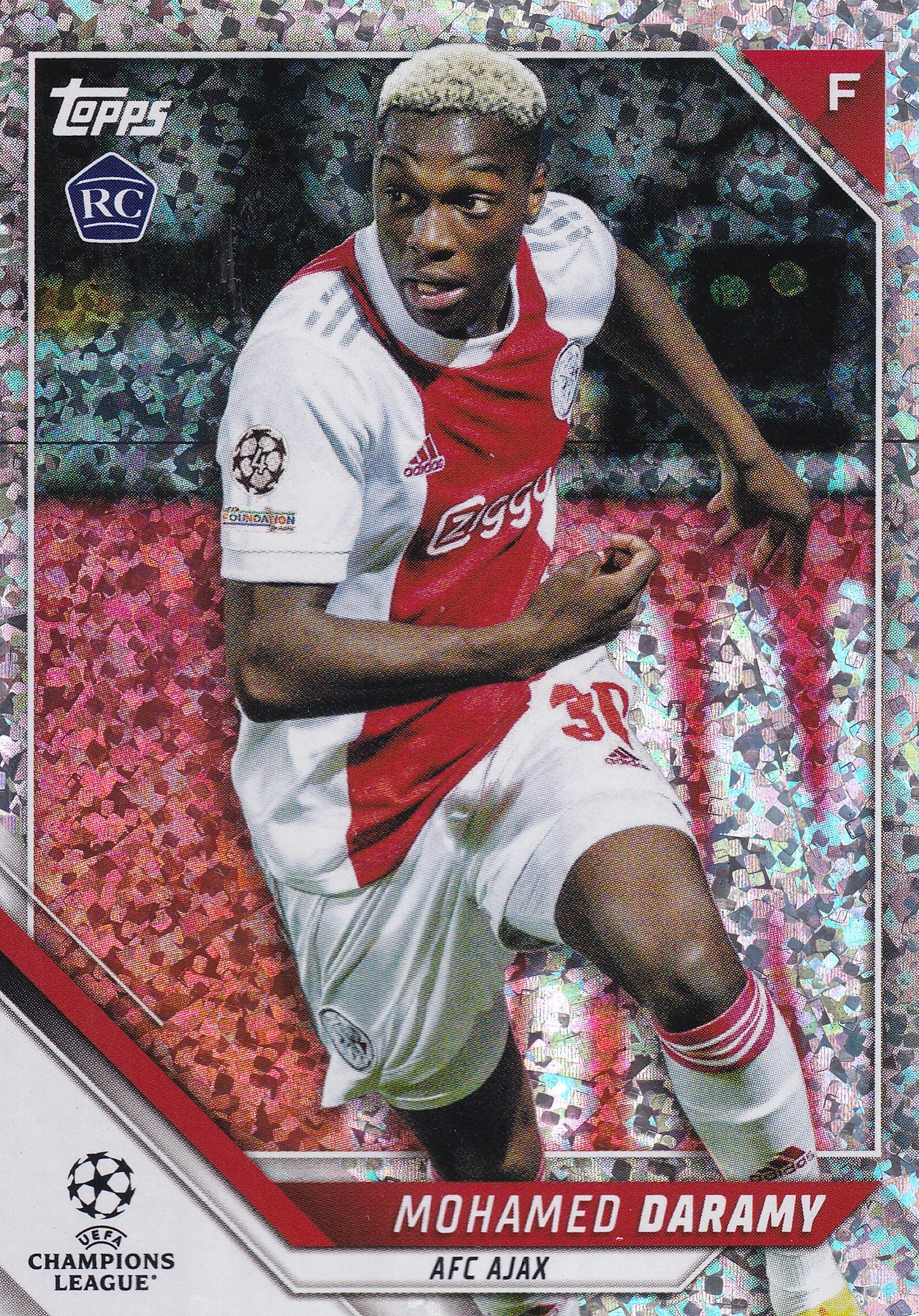 028. MOHAMED DARAMY - AFC AJAX - ROOKIE CARD - SPARKLE