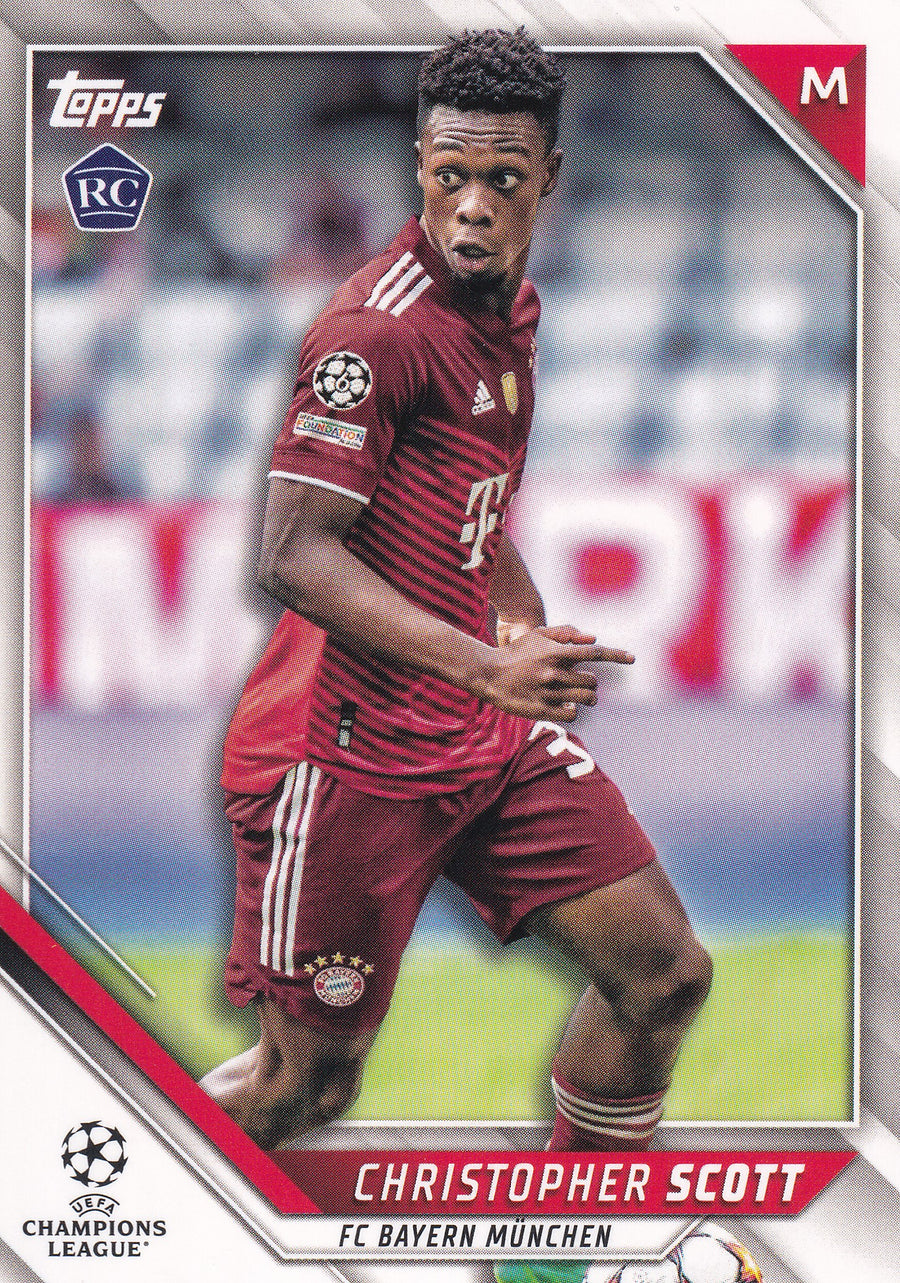 173. CHRISTOPHER SCOTT - FC BAYERN MUNCHEN - ROOKIE CARD