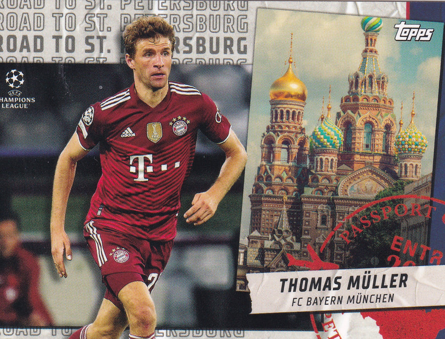 RSP-10. THOMAS MULLER - FC BAYERN MUNCHEN - ROAD TO ST. PETERSBURG