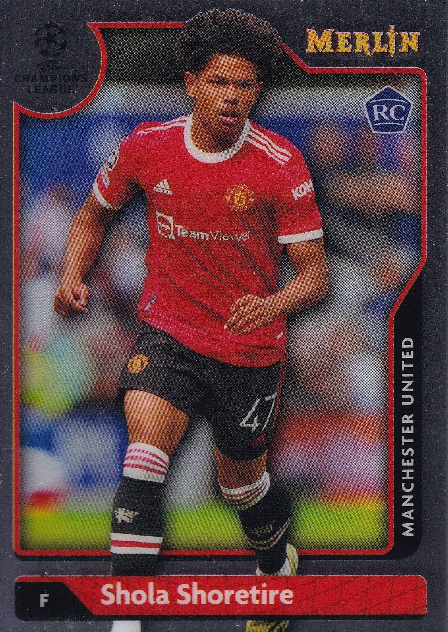 035. SHOLA SHORETIRE - MANCHESTER UNITED - ROOKIE CARD
