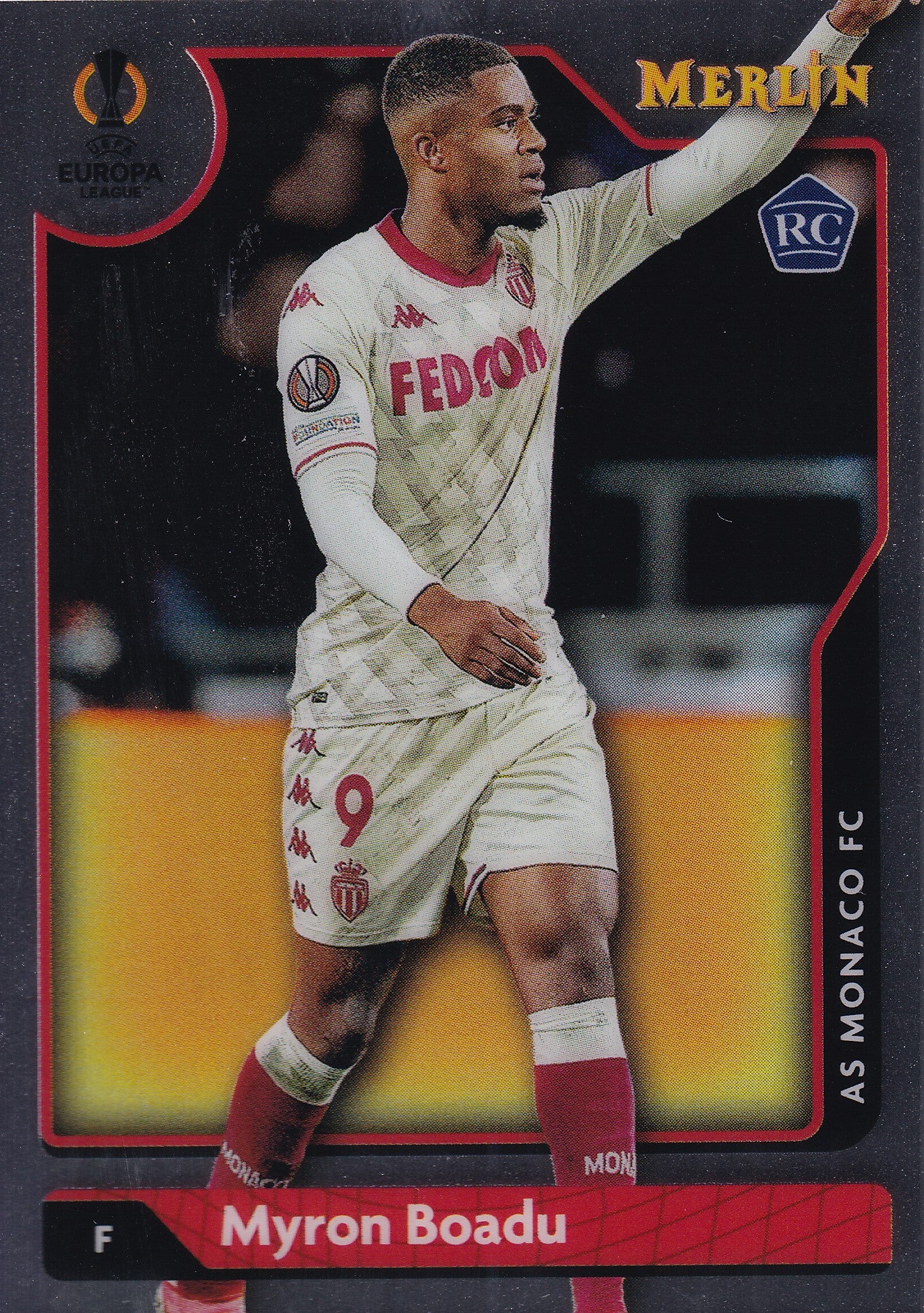 012. MYRON BOADU - AS MONACO FC - ROOKIE CARD