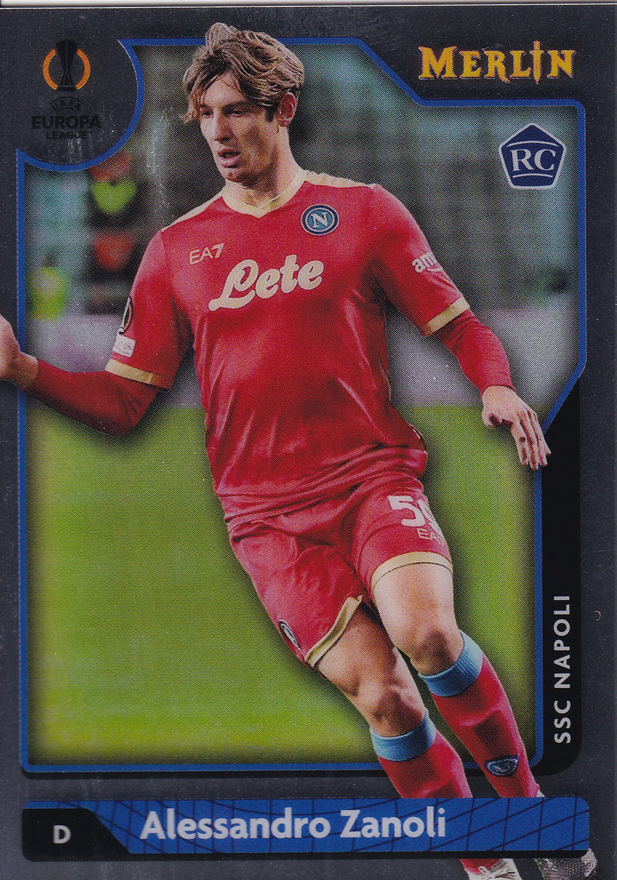 002. ALESSANDRO ZANOLI - SSC NAPOLI - ROOKIE CARD