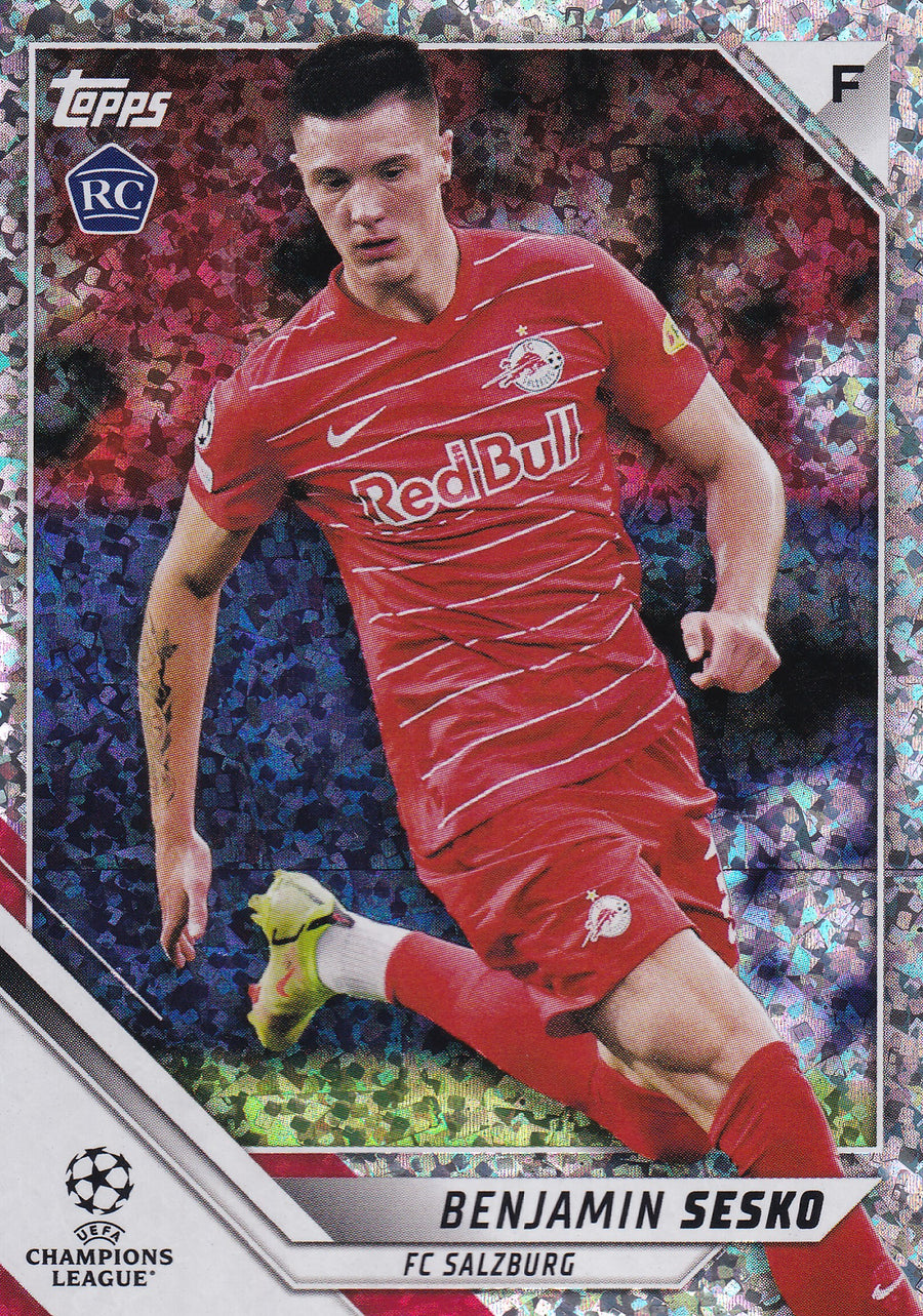 161. BENJAMIN SESKO - FC SALZBURG - ROOKIE CARD - SPARKLE