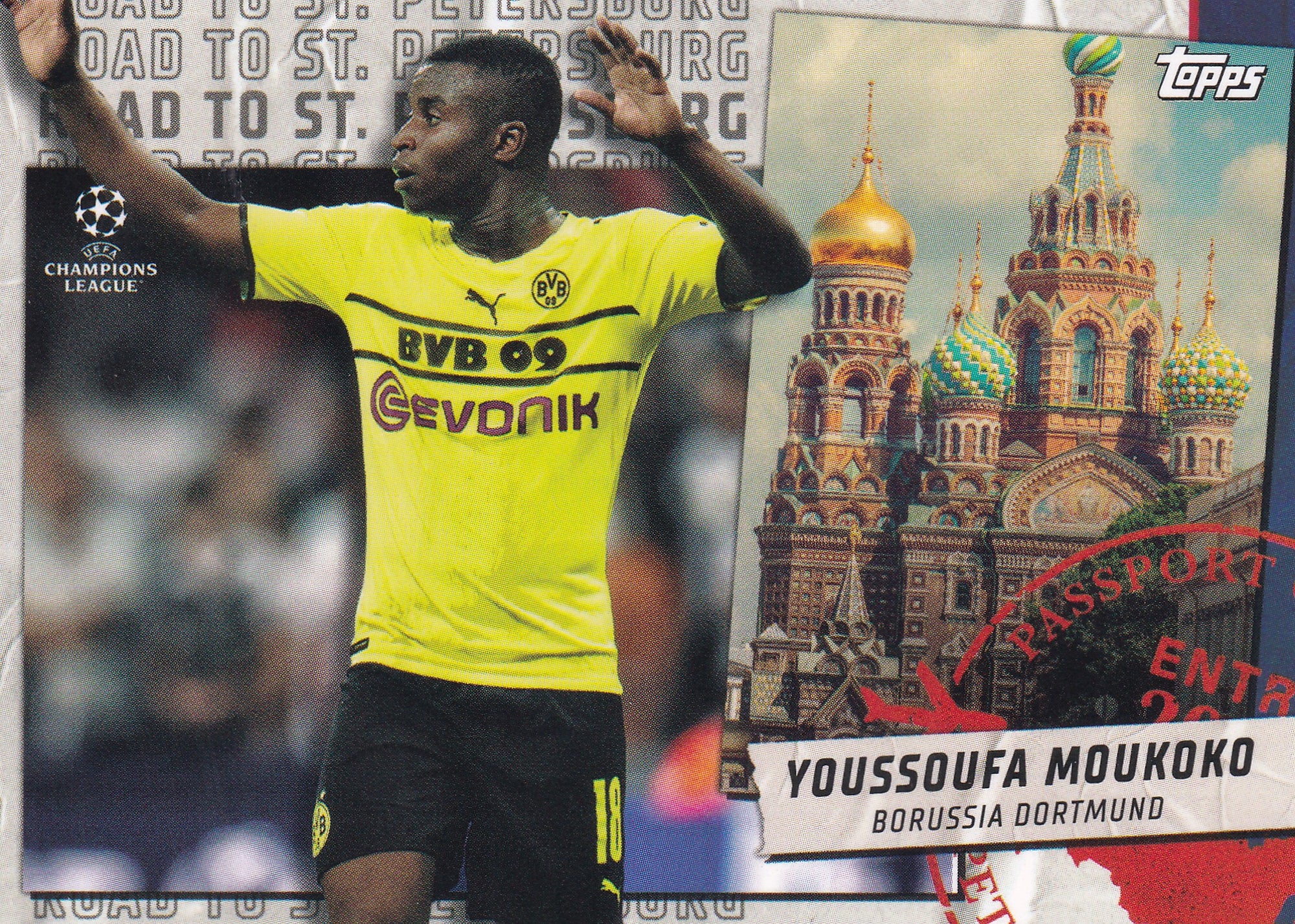 RSP-13. YOUSSOUFA MOUKOKO - BORUSSIA DORTMUND - ROAD TO ST. PETERSBURG
