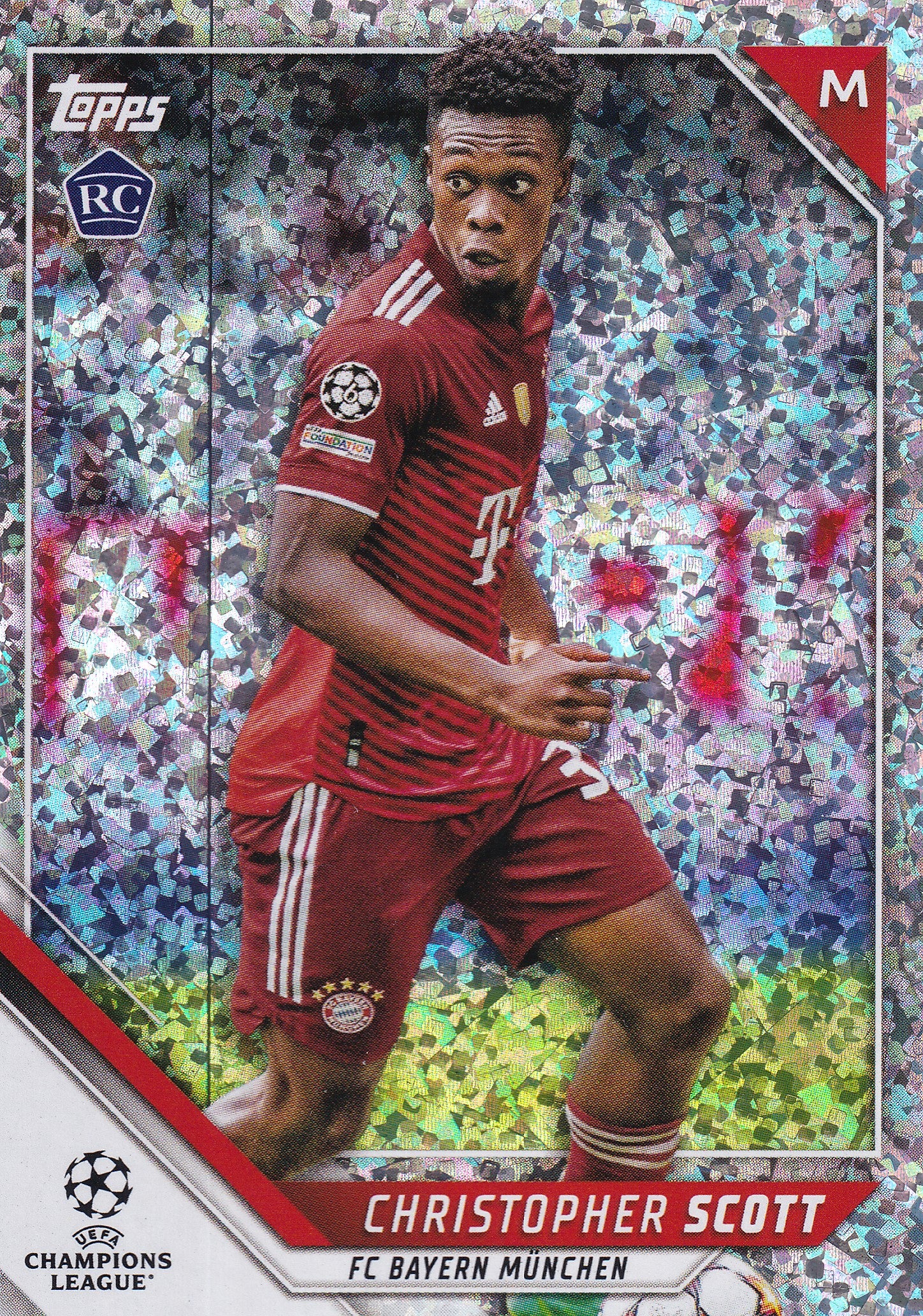 173. CHRISTOPGER SCOTT - FC BAYERN MUNCHEN - ROOKIE CARD - SPARKLE