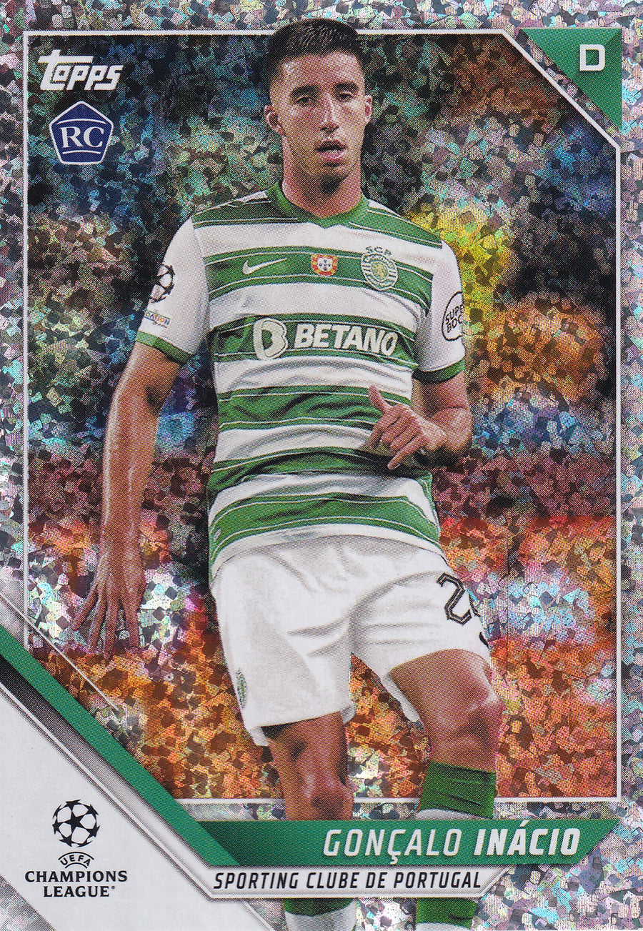 197. GONCALO INACIO - SPORTING CLUBE DE PORTUGAL - ROOKIE CARD - SPARKLE