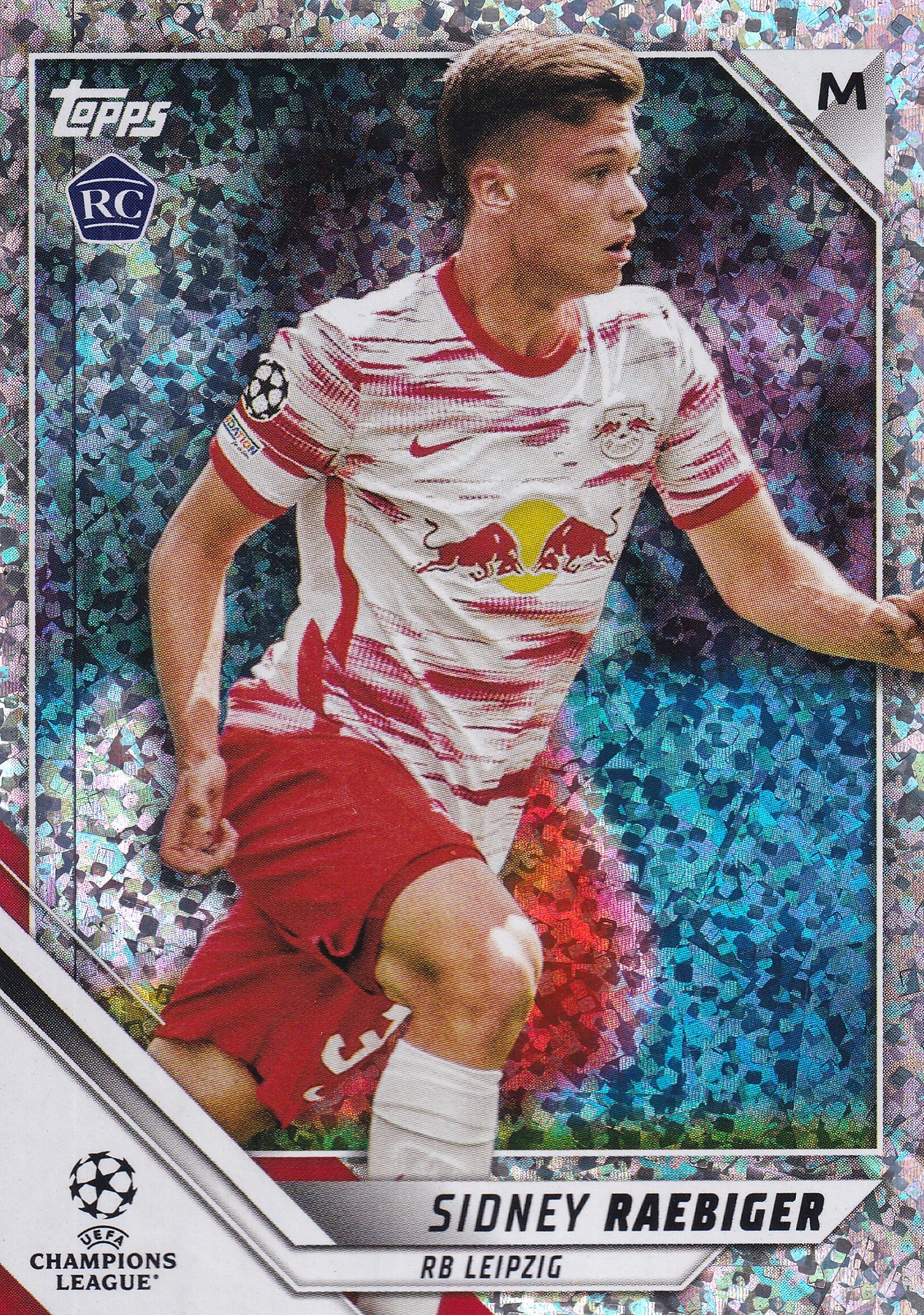110. SIDNEY RAEBIGER - RB LEIPZIG - ROOKIE CARD - SPARKLE
