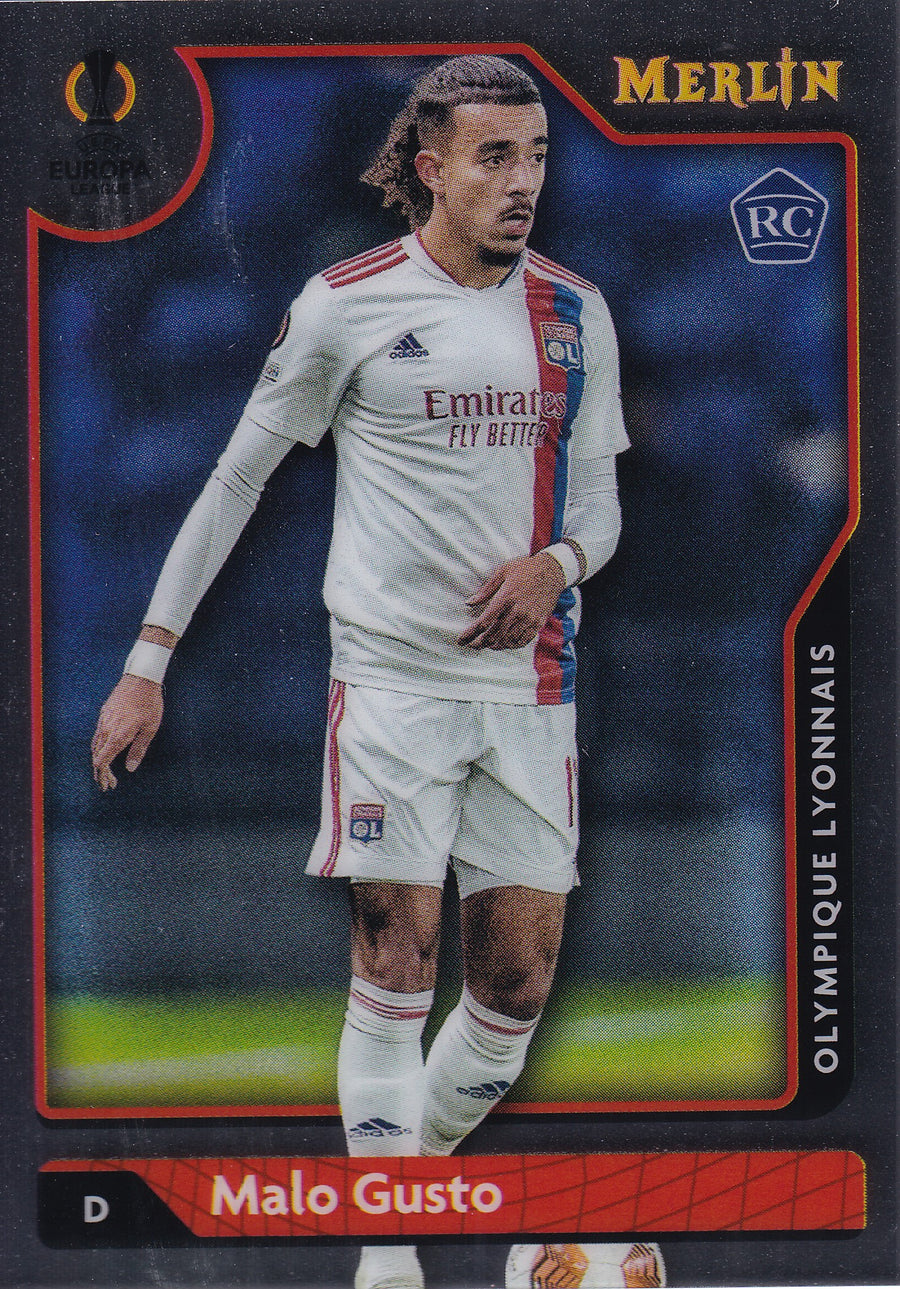 027. MALO GUSTO - OLYMPIQUE LYONNAIS - ROOKIE CARD