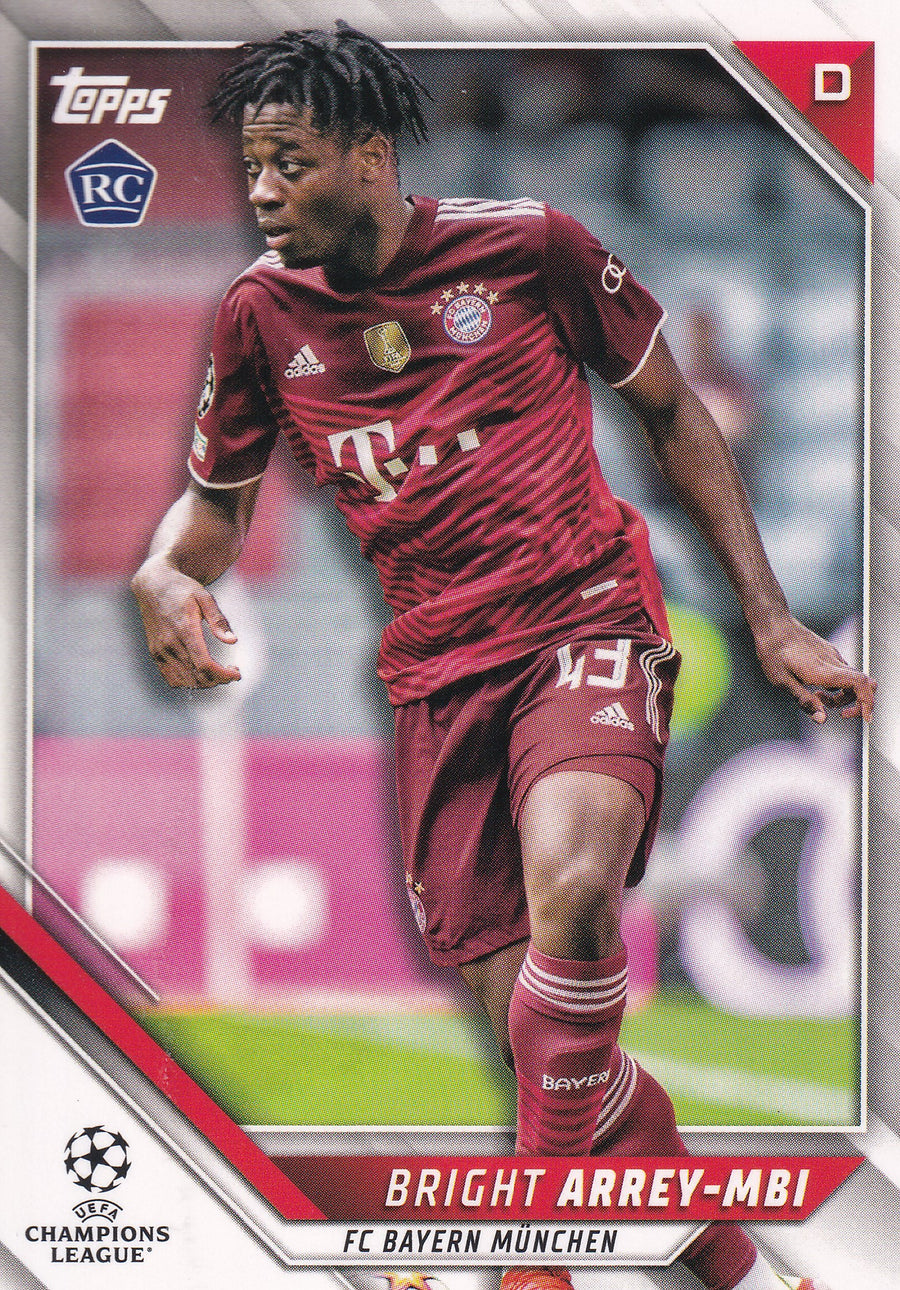 182. BRIGHT ARREY-MBI - FC BAYERN MUNCHEN - ROOKIE CARD