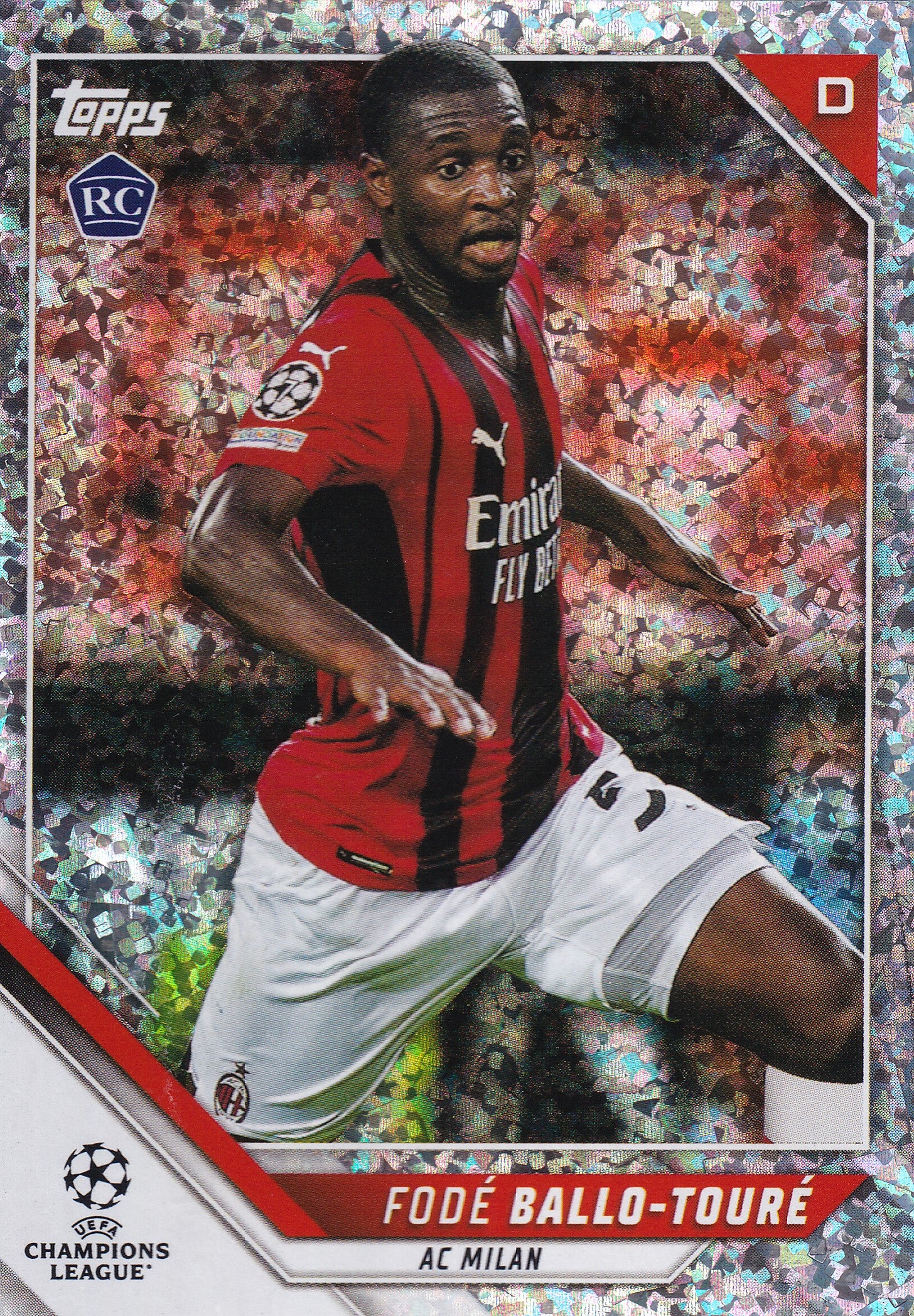 147. FODE BALLO-TOURE - AC MILAN - ROOKIE CARD - SPARKLE