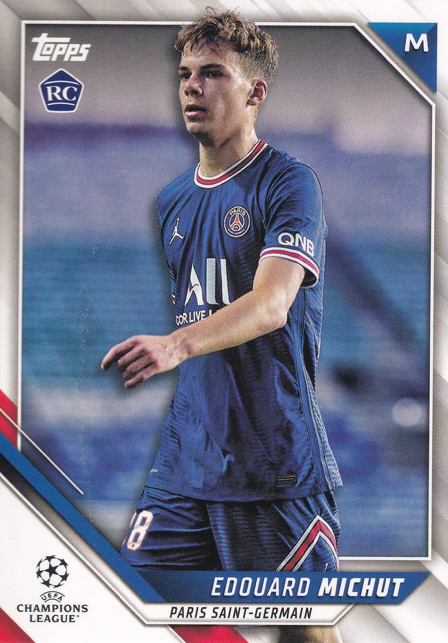 189. EDOUARD MICHUT - PARIS SAINT-GERMAIN - ROOKIE CARD