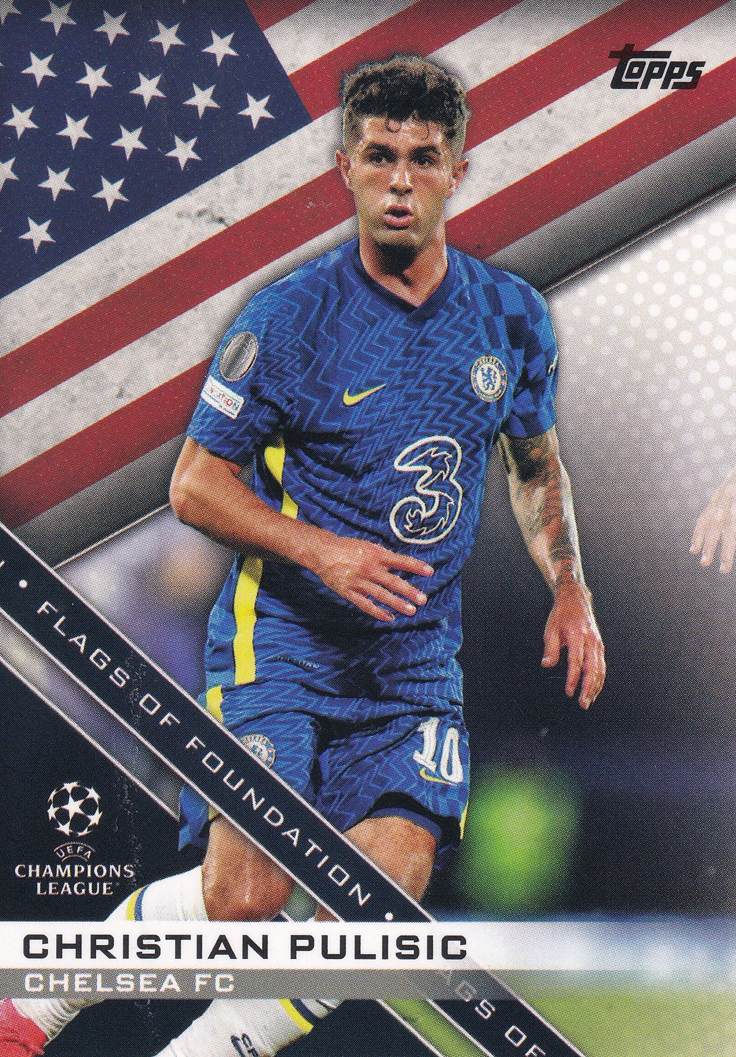 FF-05. CHRISTIAN PULISIC - CHELSEA FC - FLAGS OF FOUNDATION