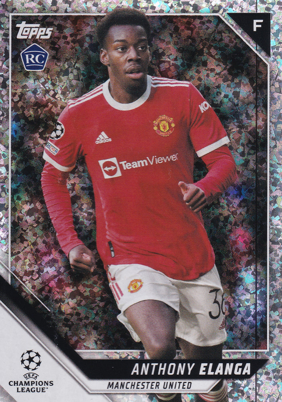 154. ANTHONY ELANGA - MANCHESTER UNITED - ROOKIE CARD - SPARKLE