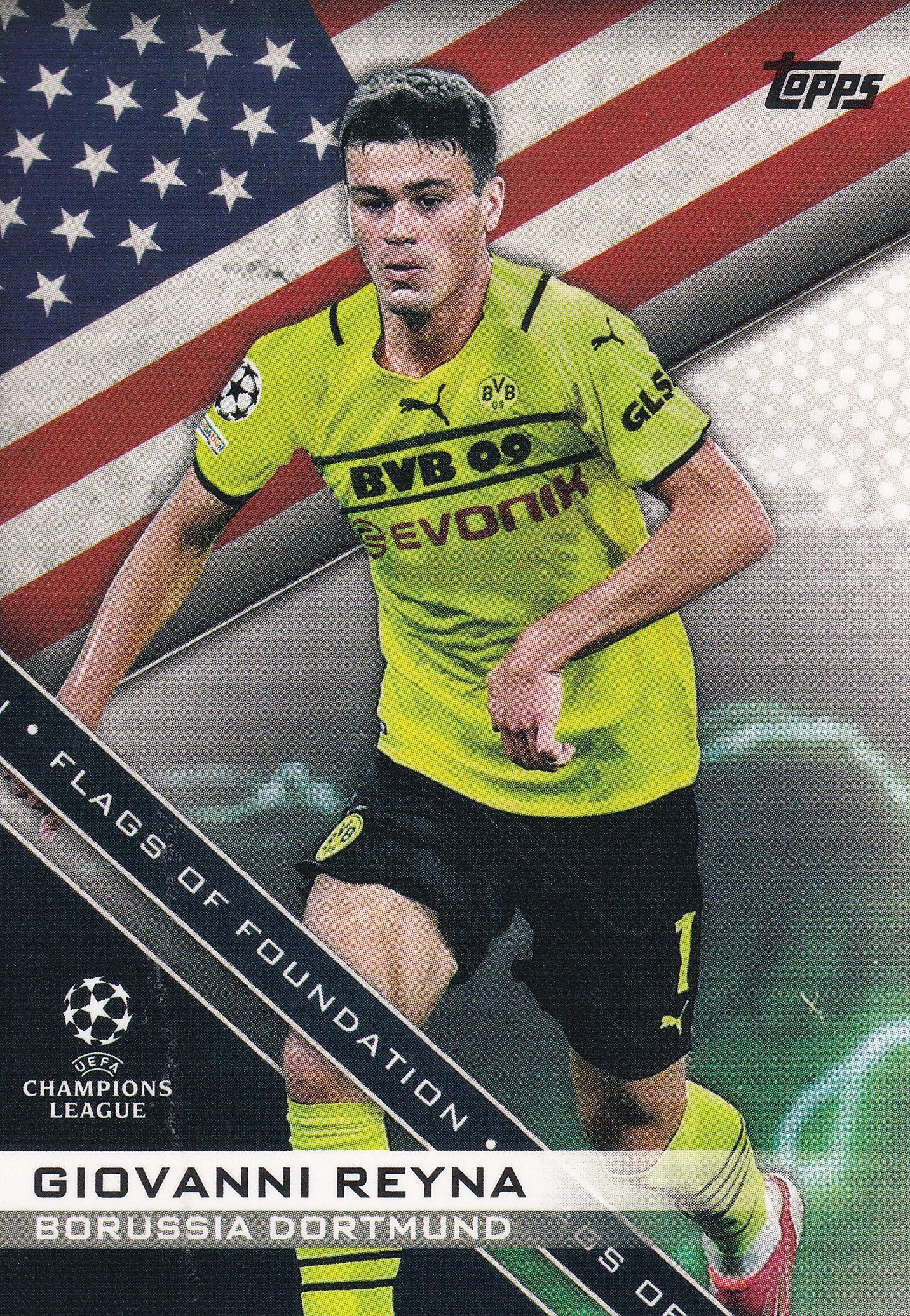 FF-17. GIOVANNI REYNA - BORUSSIA DORTMUND - FLAGS OF FOUNDATION