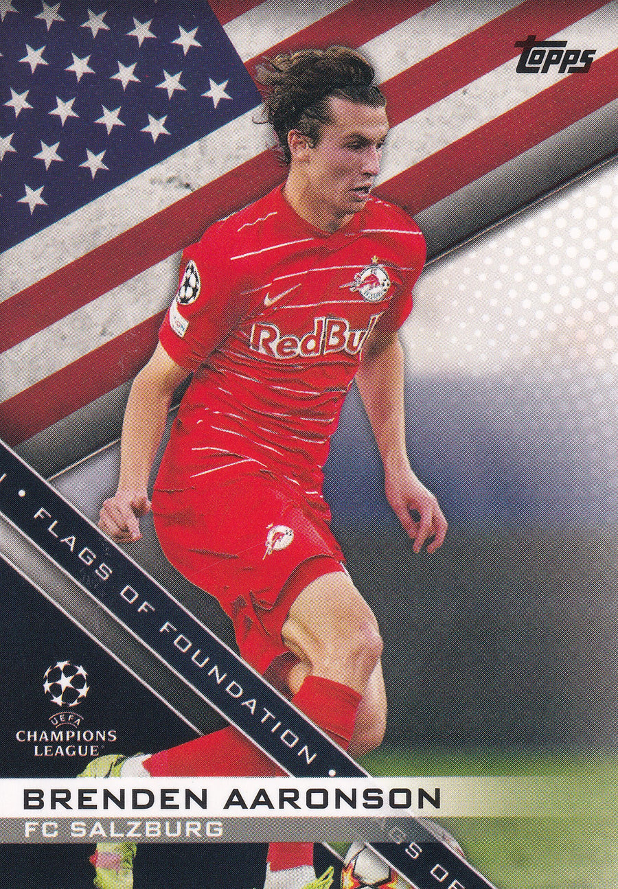 FF-18. BRENDEN AARONSON - FC SALZBURG - FLAGS OF FOUNDATION