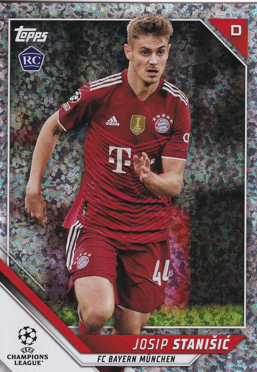 003. JOSIP STANISIC - FC BAYERN MUNCHEN - ROOKIE CARD - SPARKLE