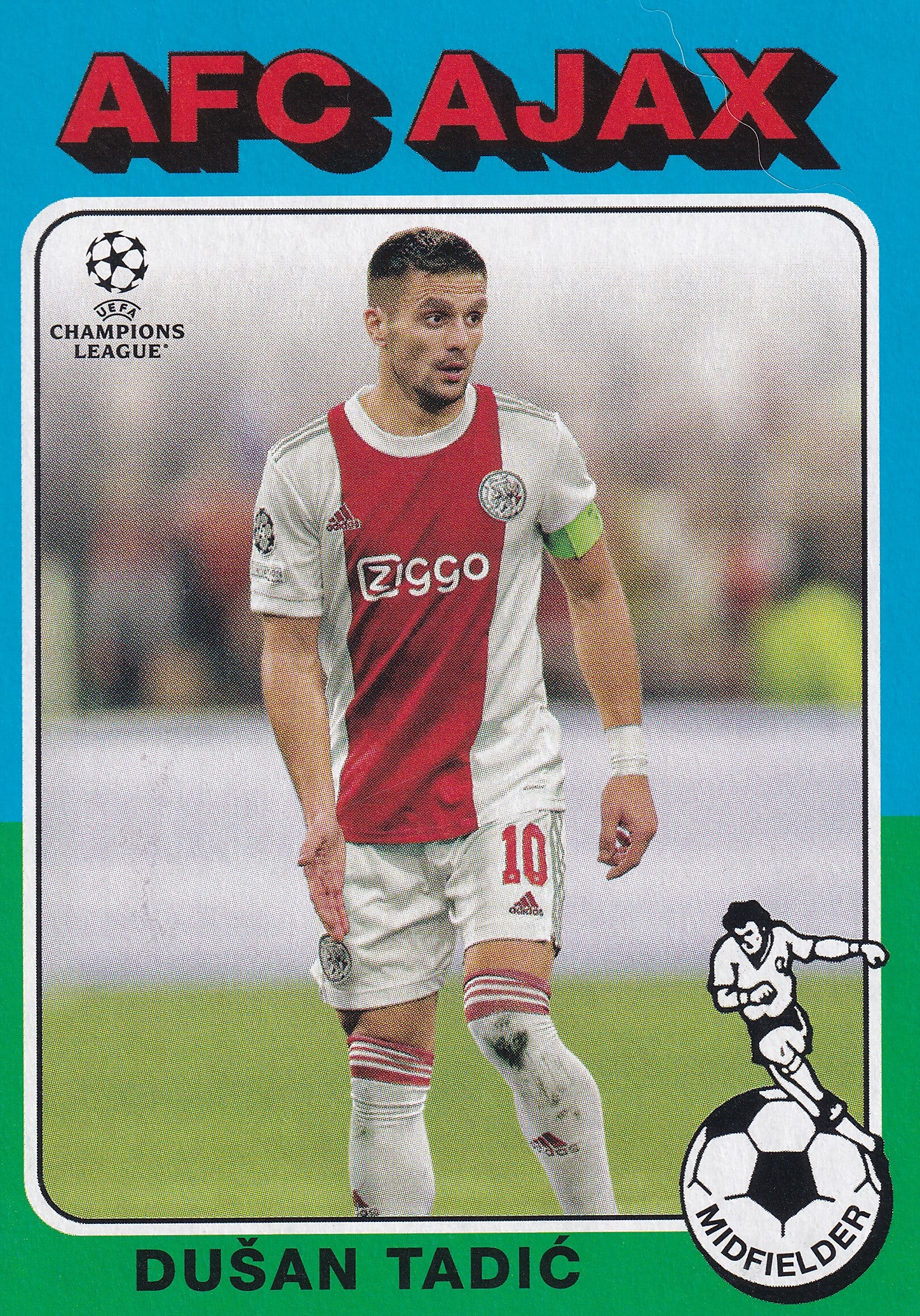 75-13. DUSAN TADIC - AFC AJAX - TOPPS FOOTBALLER 1975-76