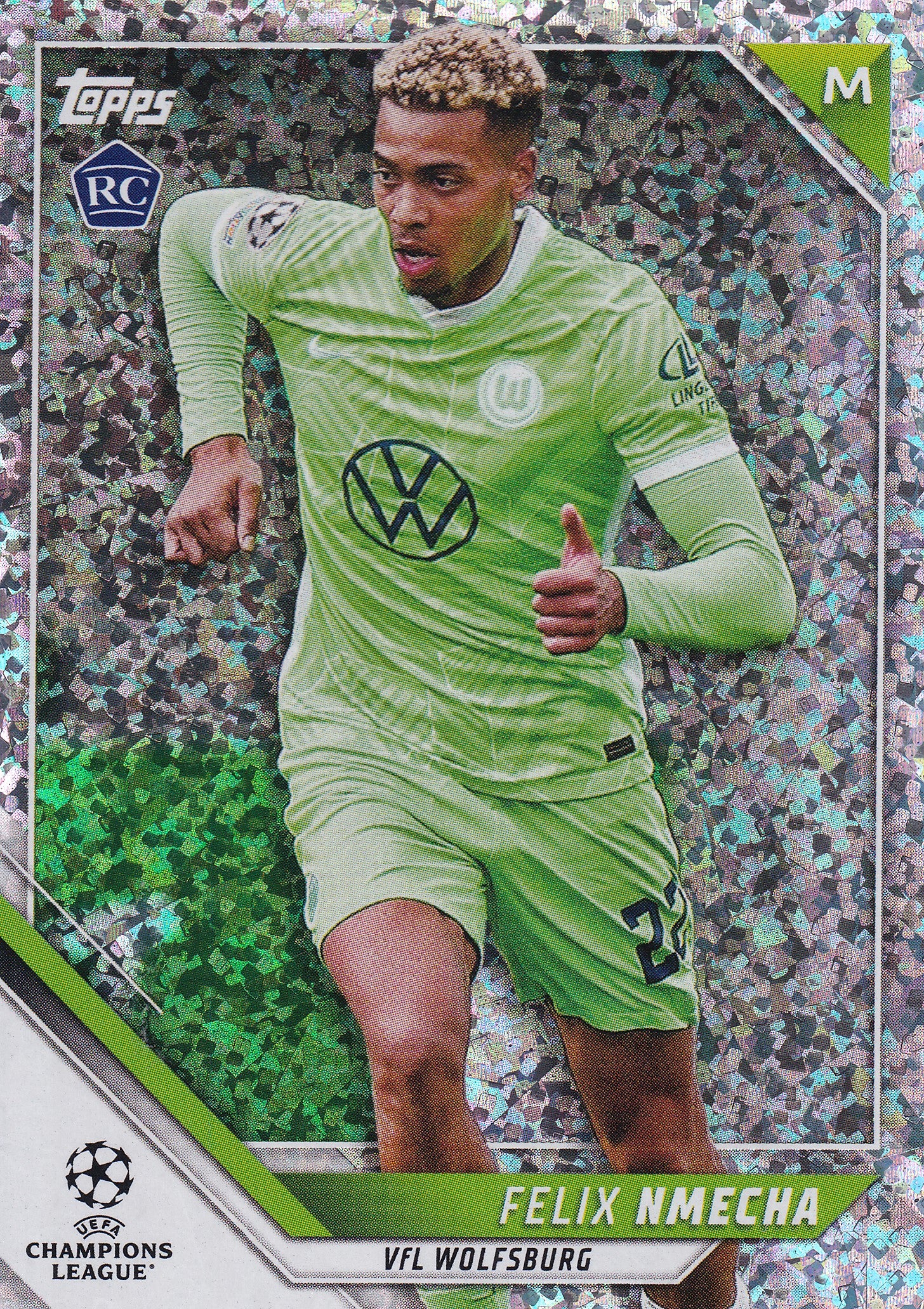 103. FELIX NMECHA - VFL WOLFSBURG - ROOKIE CARD - SPARKLE
