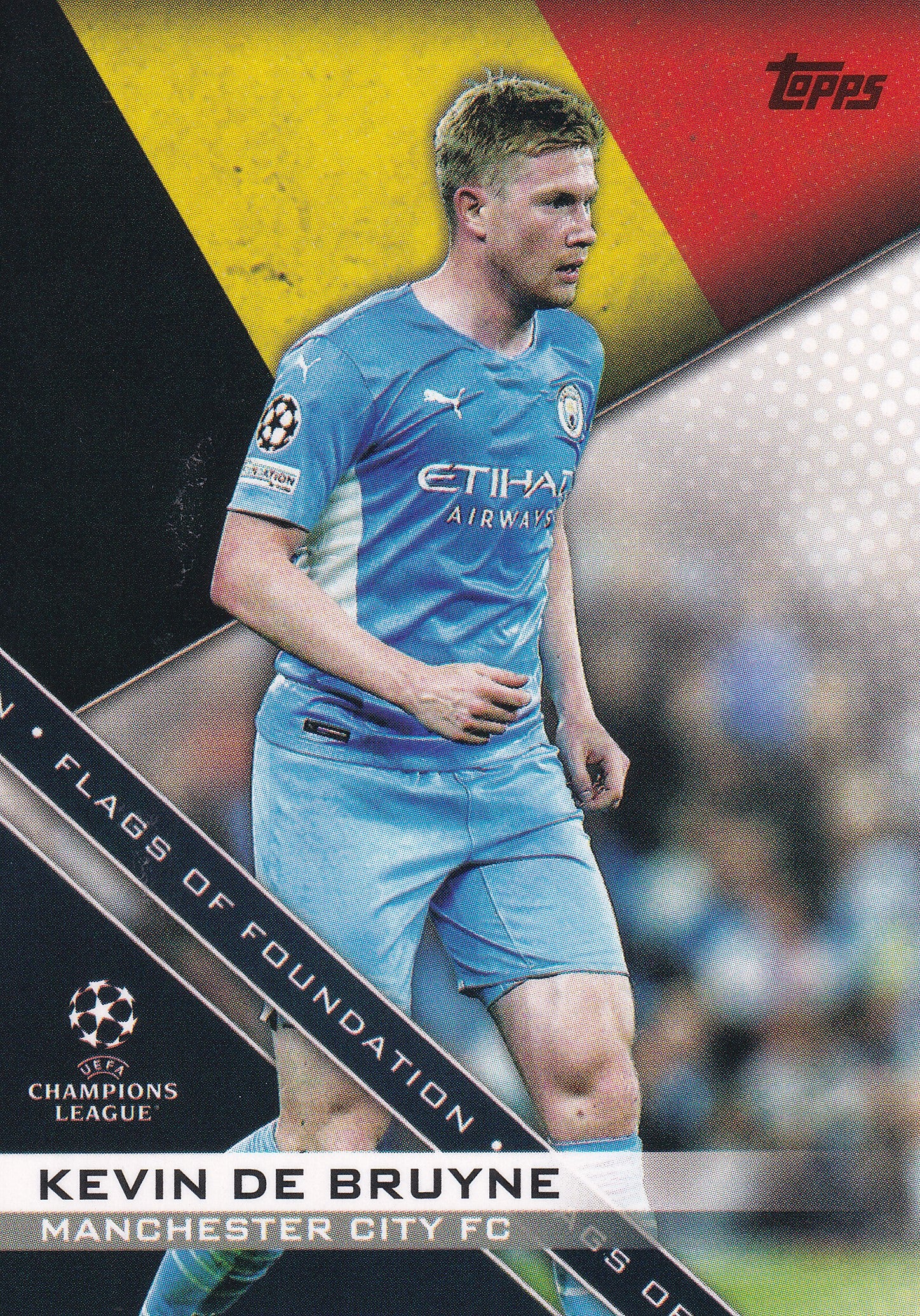 FF-12. KEVIN DE BRUYNE - MANCHESTER CITY FC - FLAGS OF FOUNDATION