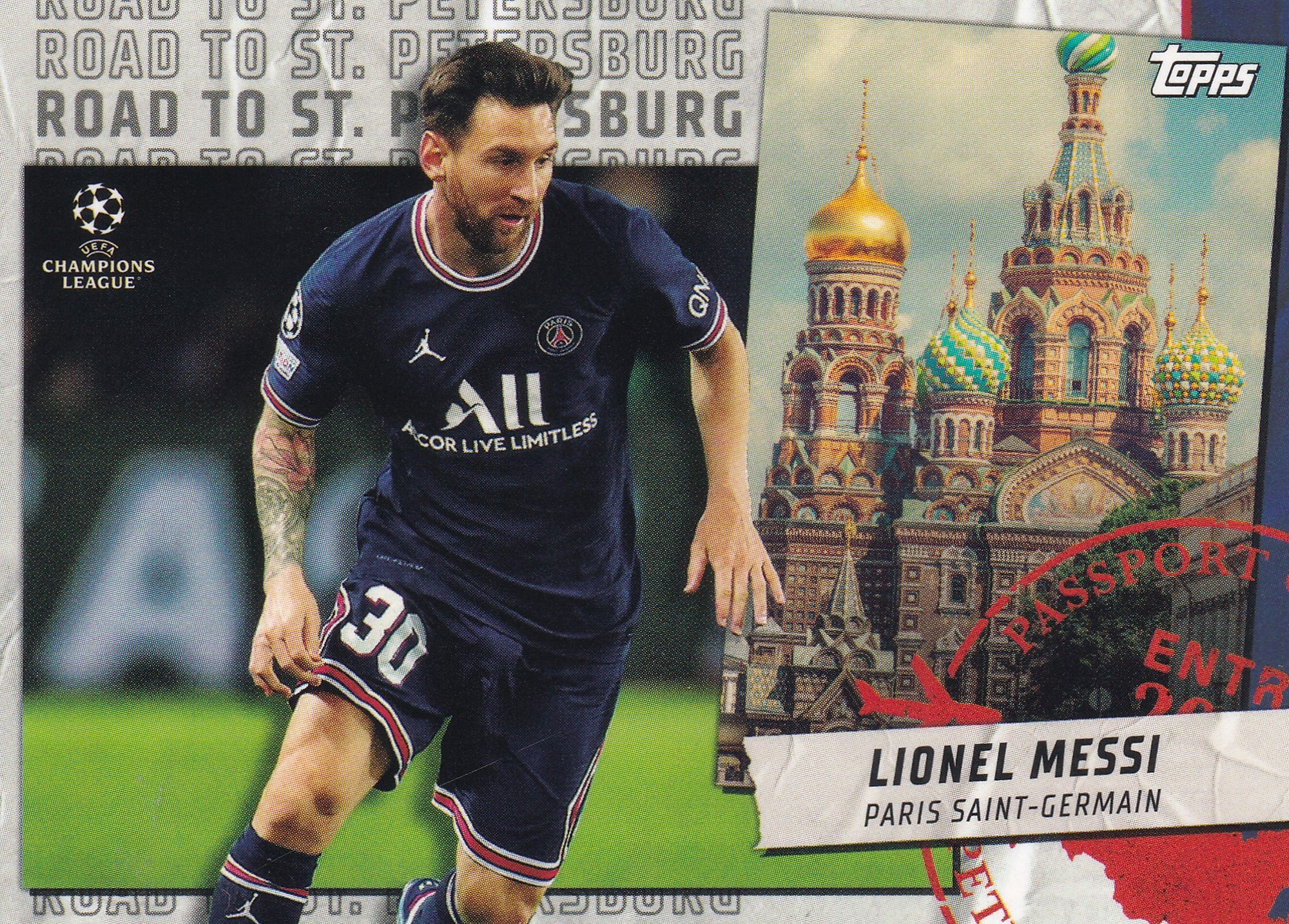 RSP-18. LIONEL MESSI - PARIS SAINT-GERMAIN - ROAD TO ST. PETERSBURG