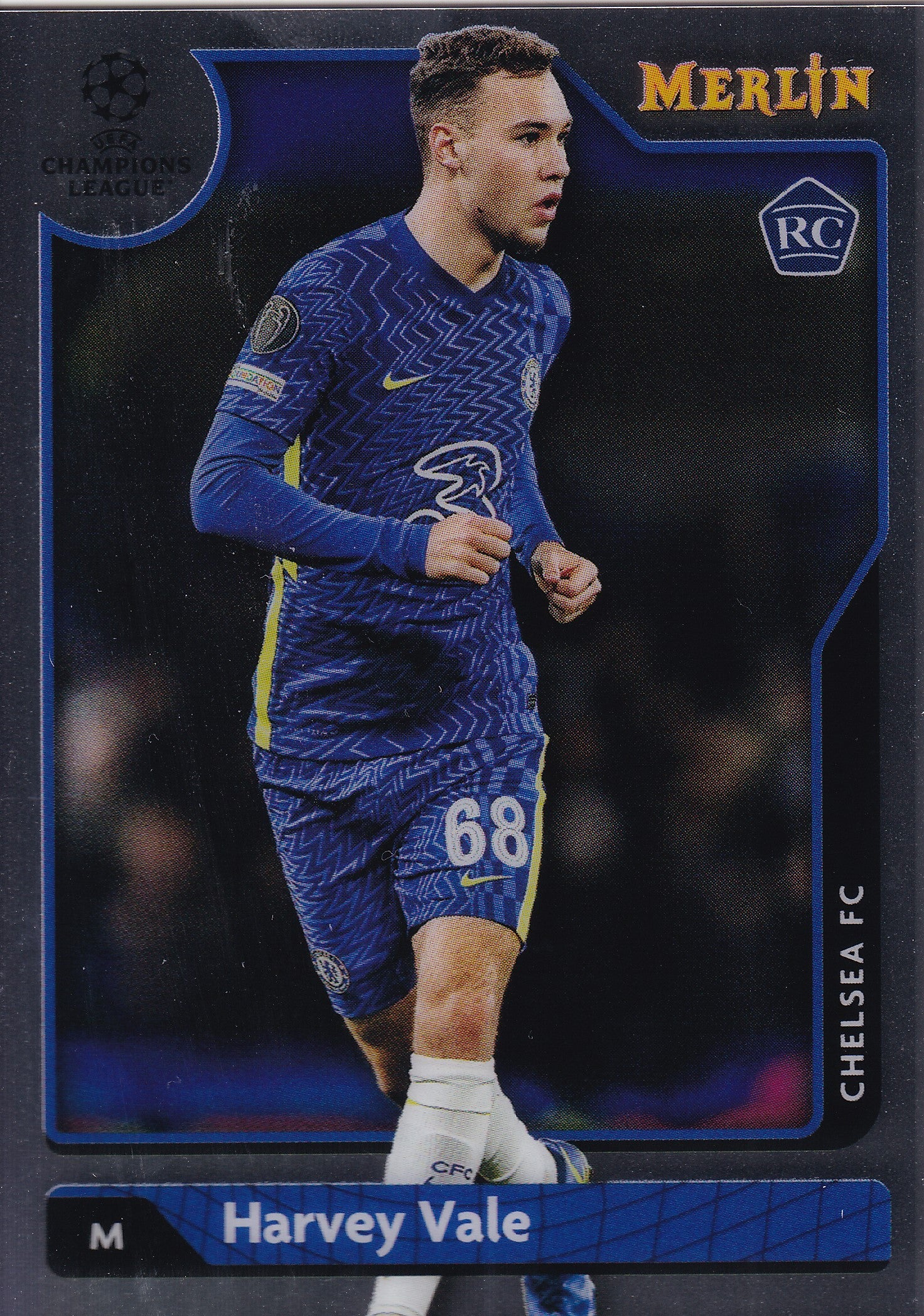 058. HARVEY VALE - CHELSEA FC - ROOKIE CARD