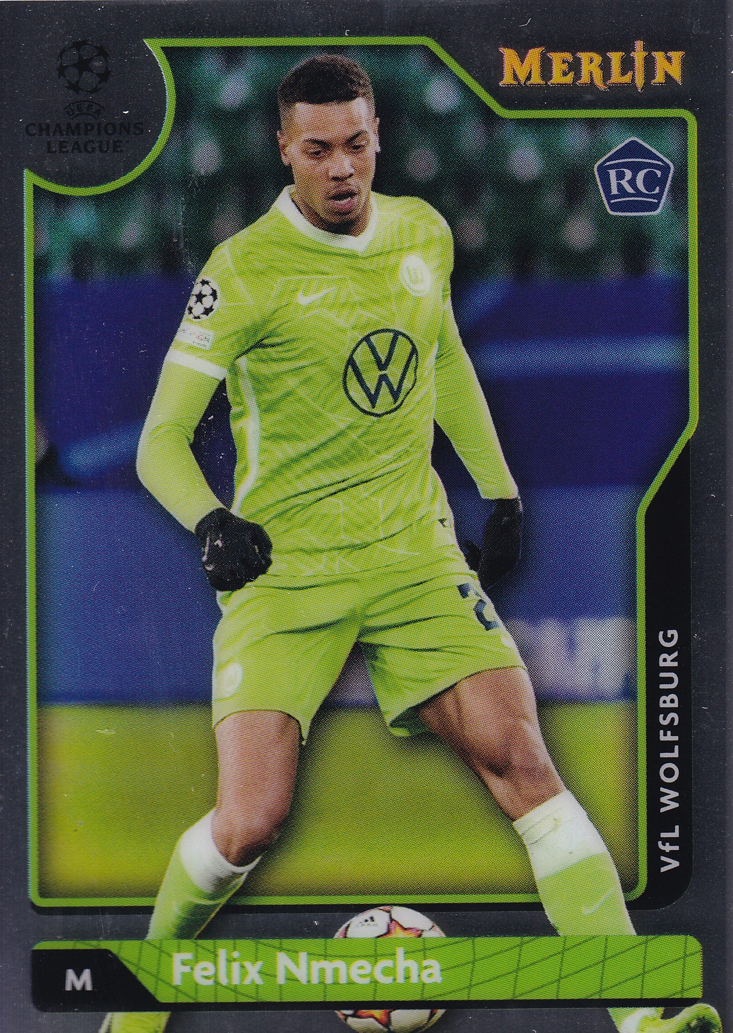 146. FELIX NMECHA  VFL WOLFSBURG - ROOKIE CARD