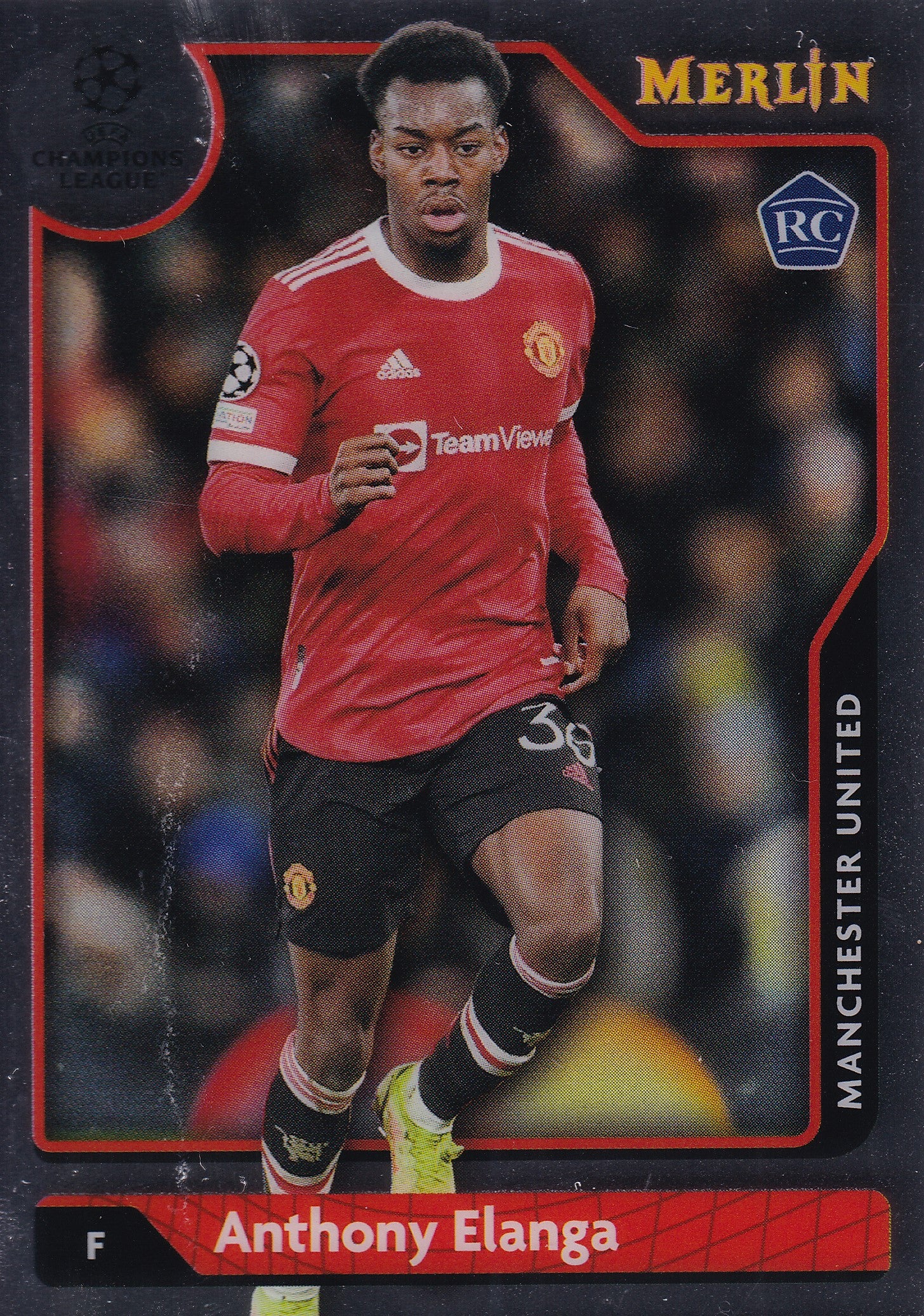 143. ANTHONY ELANGA - MANCHESTER UNITED - ROOKIE CARD