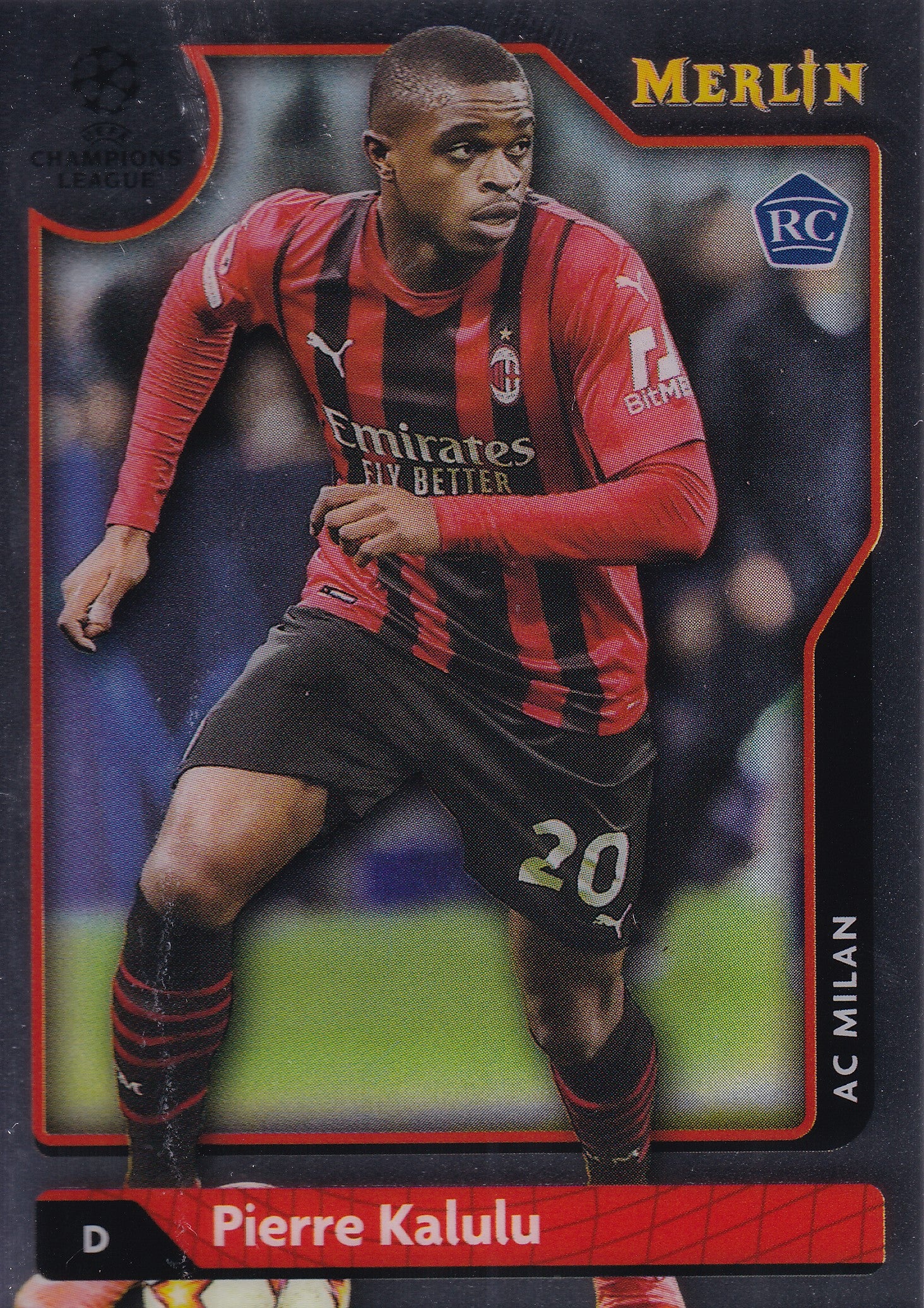 147. PIERRE KALULU - AC MILAN - ROOKIE CARD