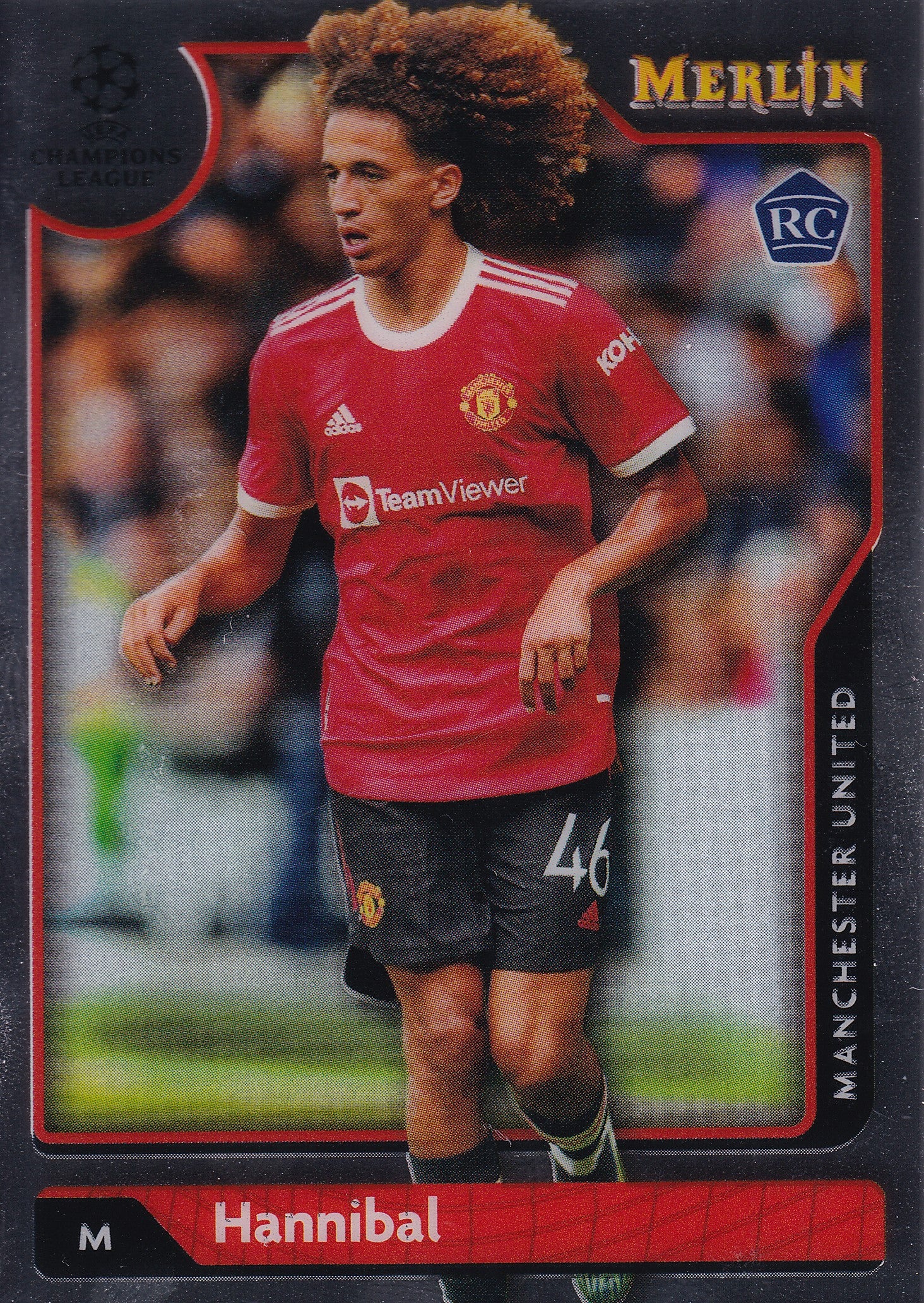 055. HANNIBAL - MANCHESTER UNITED - ROOKIE CARD